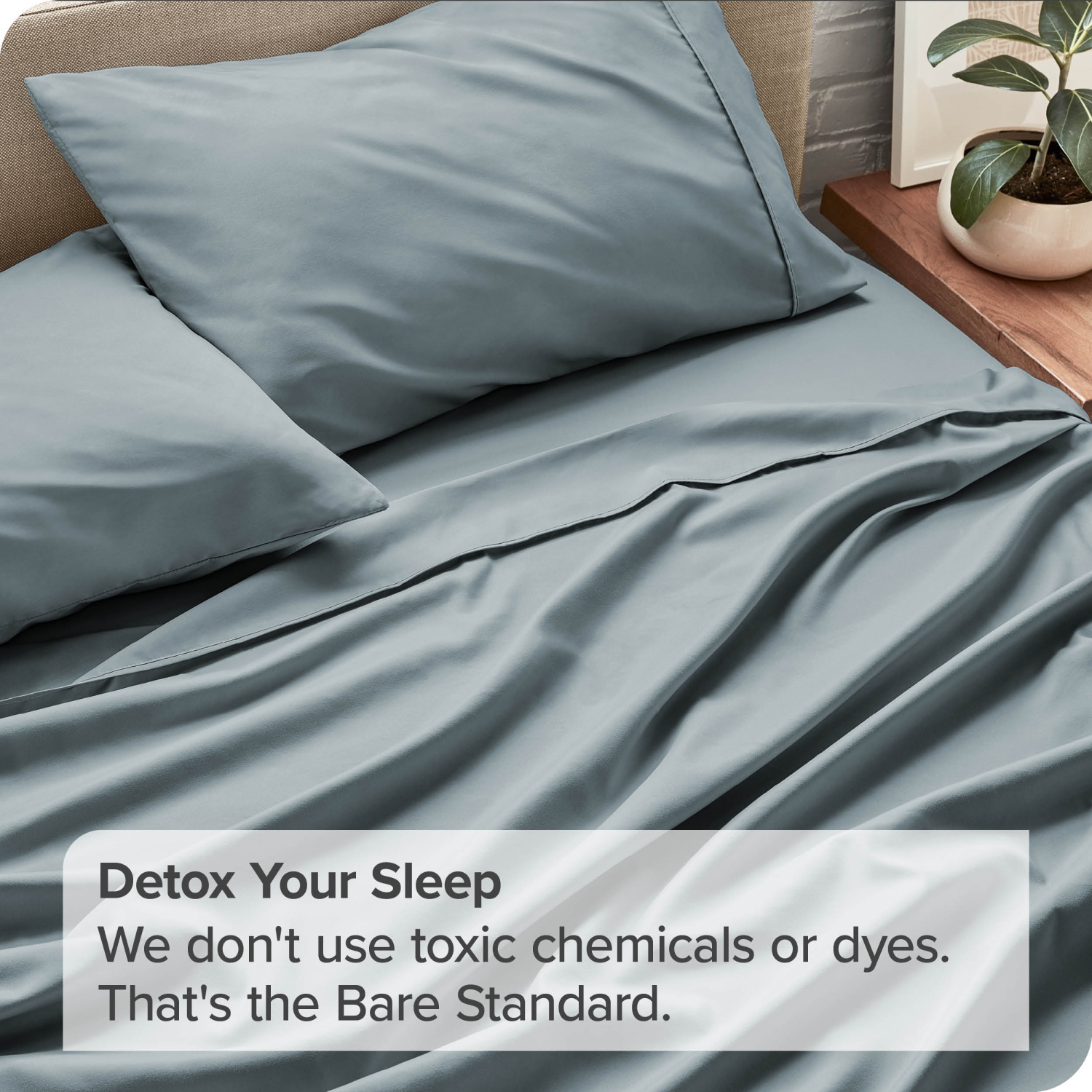 Bare Home Sheet Set - Premium 1800 Ultra-Soft Microfiber - Double Brushed - Hypoallergenic - Wrinkle Resistant