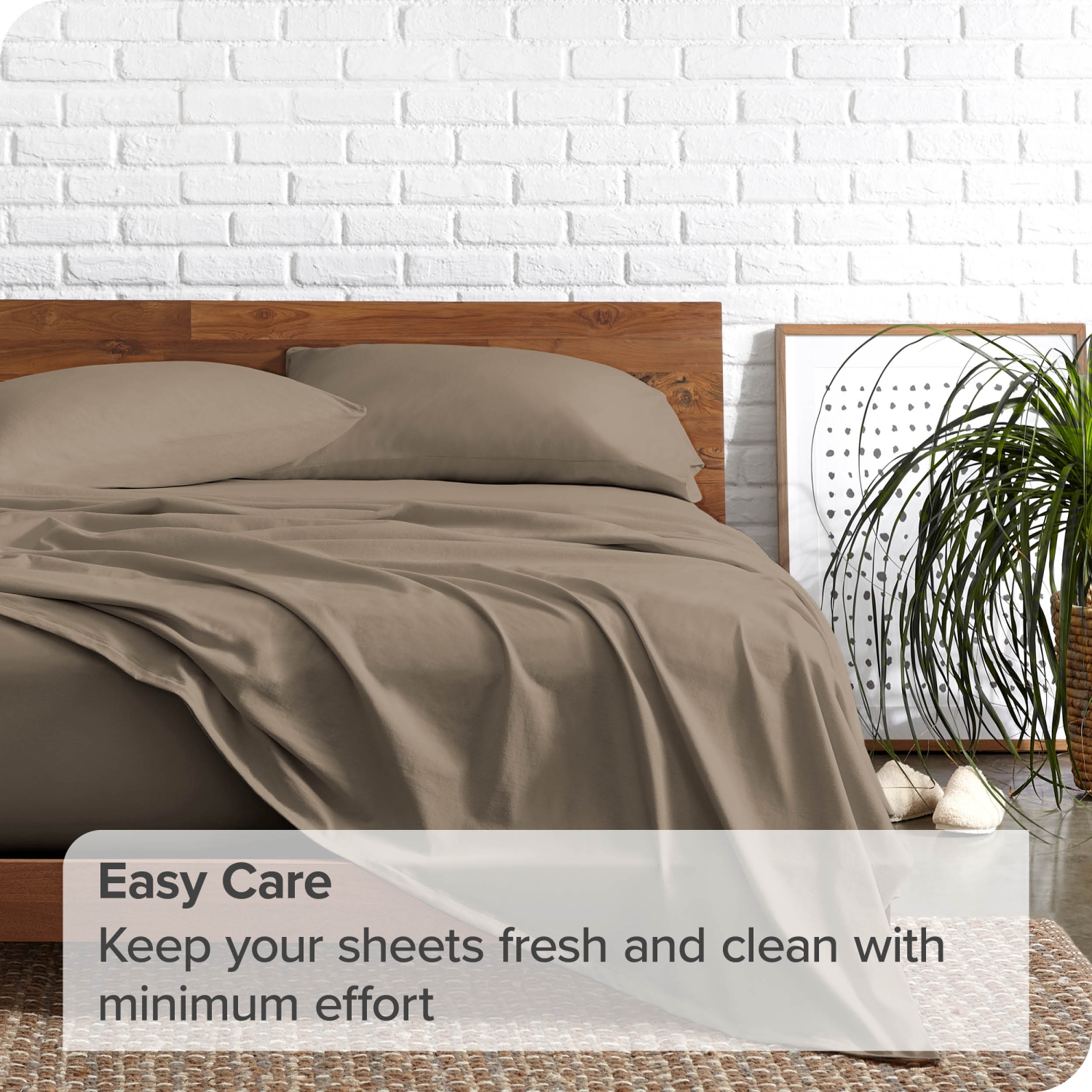 Bare Home Sheet Set - Premium 1800 Ultra-Soft Microfiber - Double Brushed - Hypoallergenic - Wrinkle Resistant