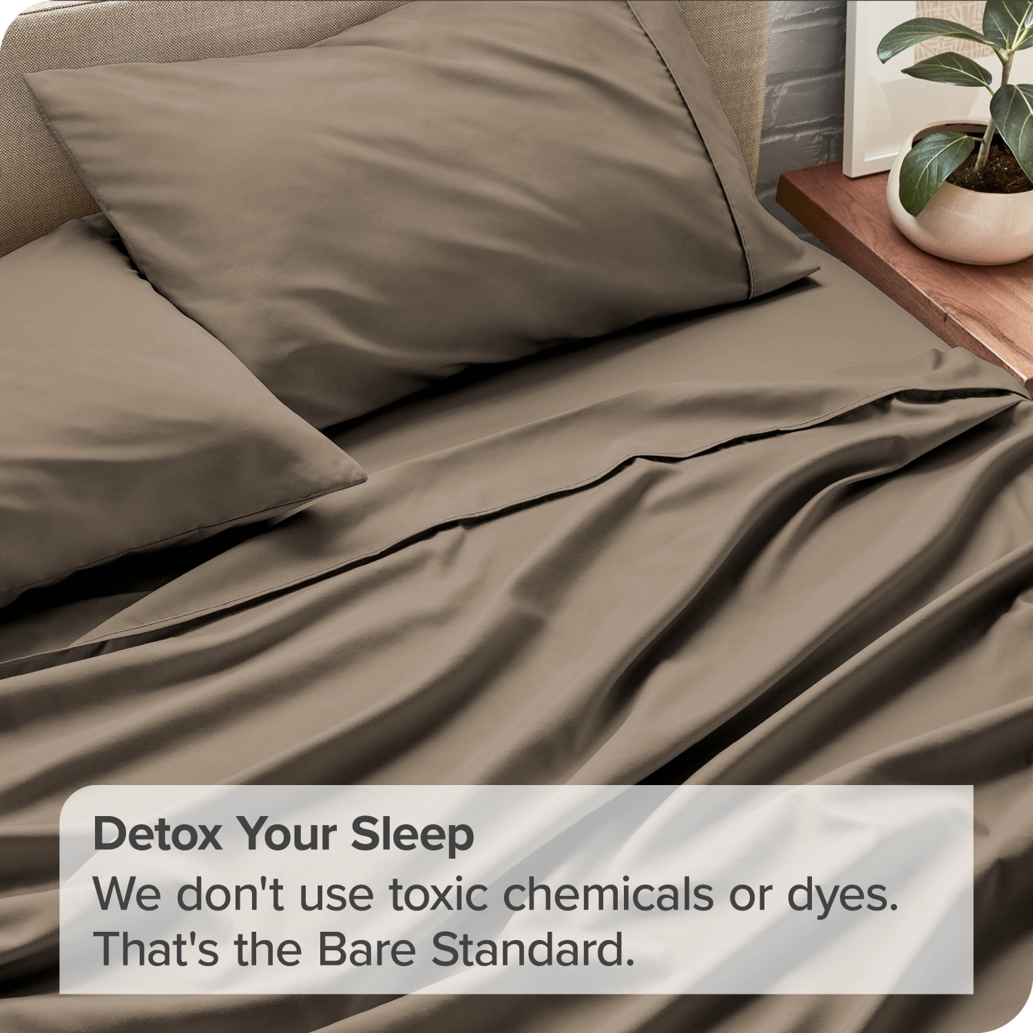 Bare Home Sheet Set - Premium 1800 Ultra-Soft Microfiber - Double Brushed - Hypoallergenic - Wrinkle Resistant