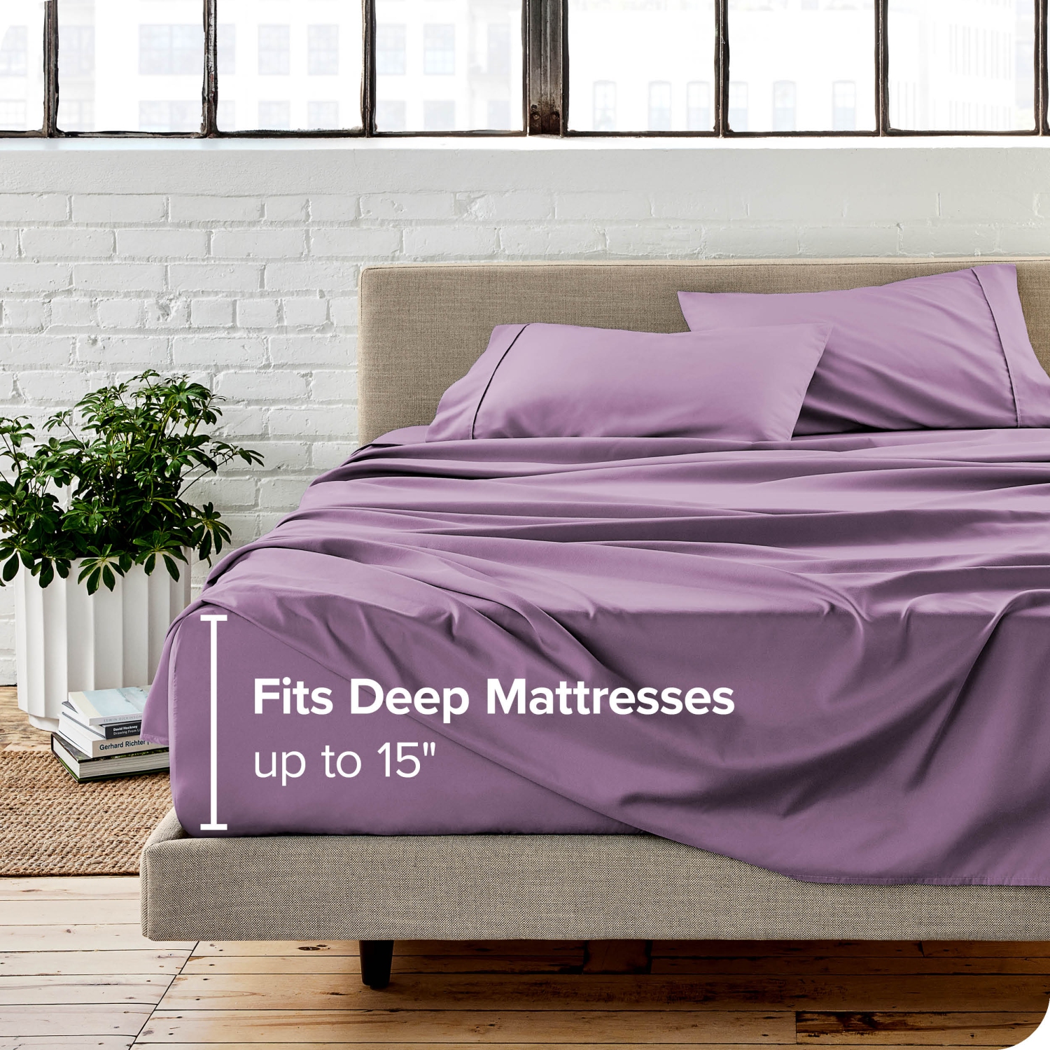 Bare Home Sheet Set - Premium 1800 Ultra-Soft Microfiber - Double Brushed - Hypoallergenic - Wrinkle Resistant