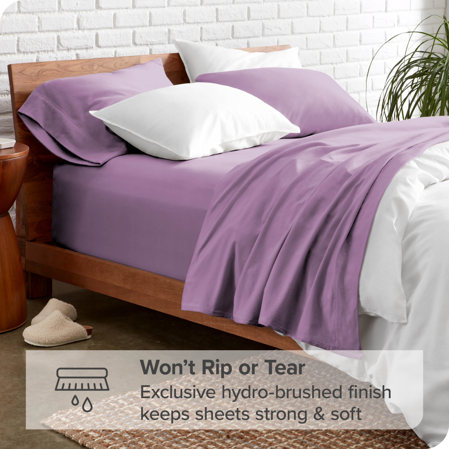 Bare Home Sheet Set - Premium 1800 Ultra-Soft Microfiber - Double Brushed - Hypoallergenic - Wrinkle Resistant