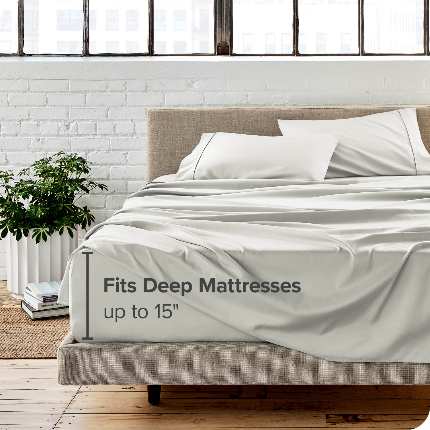 Bare Home Sheet Set - Premium 1800 Ultra-Soft Microfiber - Double Brushed - Hypoallergenic - Wrinkle Resistant