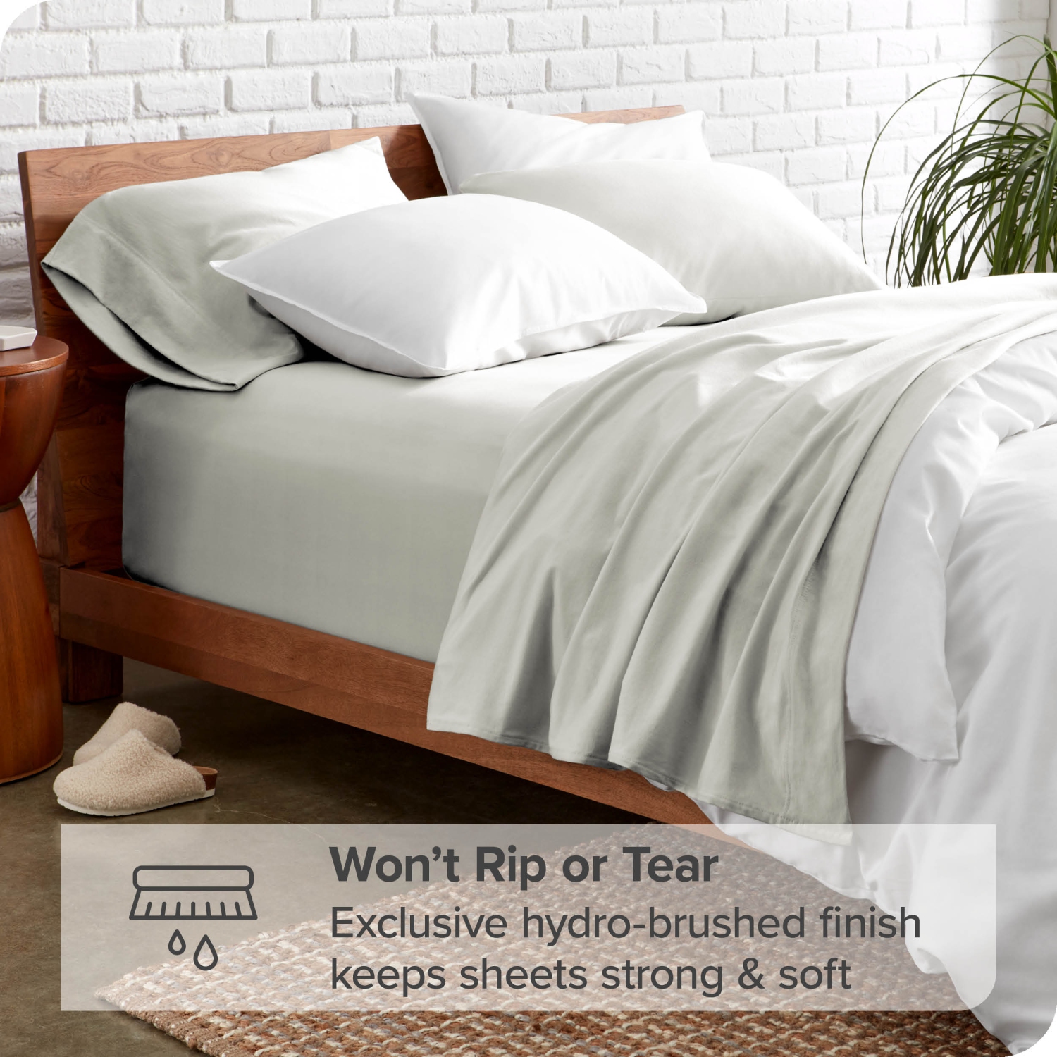 Bare Home Sheet Set - Premium 1800 Ultra-Soft Microfiber - Double Brushed - Hypoallergenic - Wrinkle Resistant