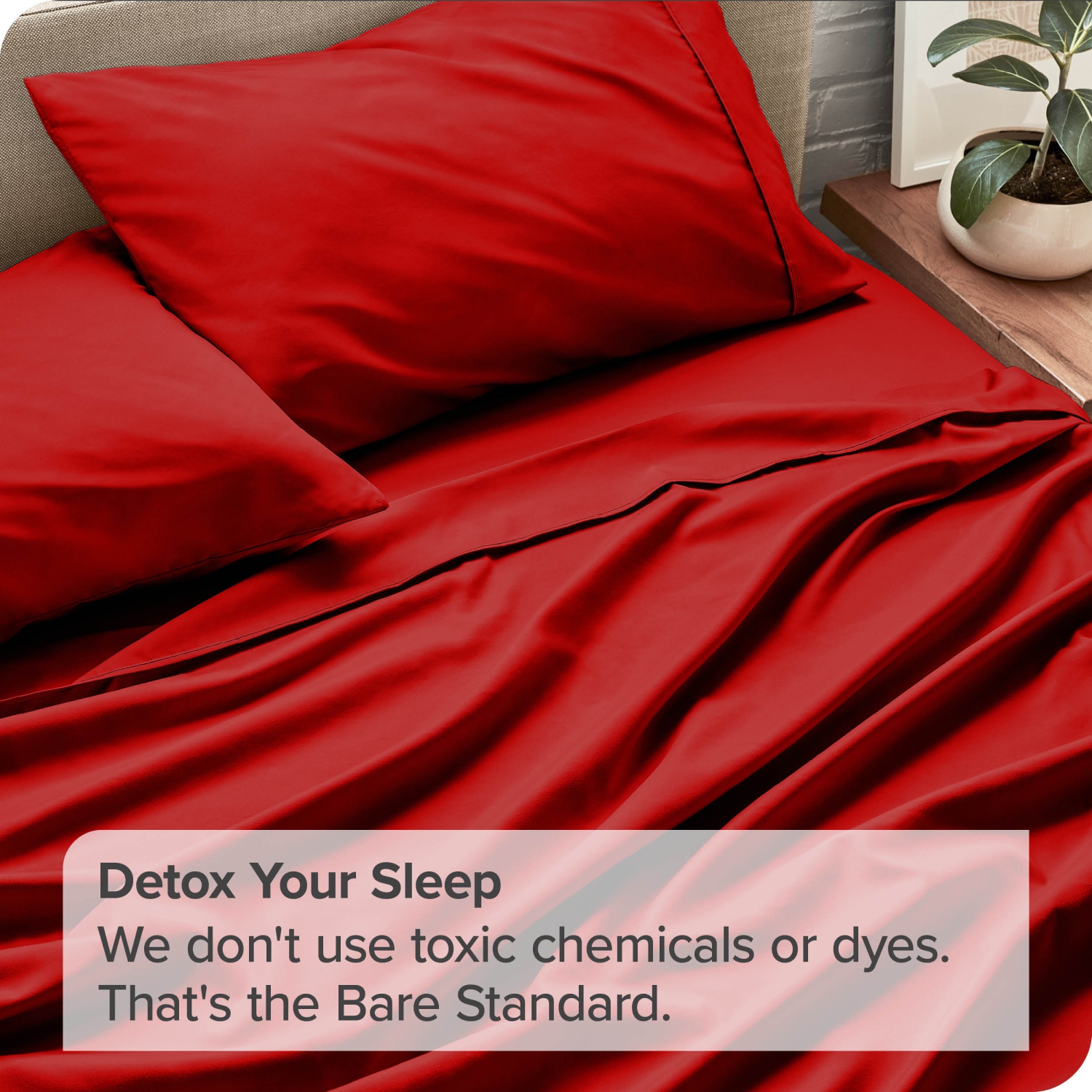 Bare Home Sheet Set - Premium 1800 Ultra-Soft Microfiber - Double Brushed - Hypoallergenic - Wrinkle Resistant