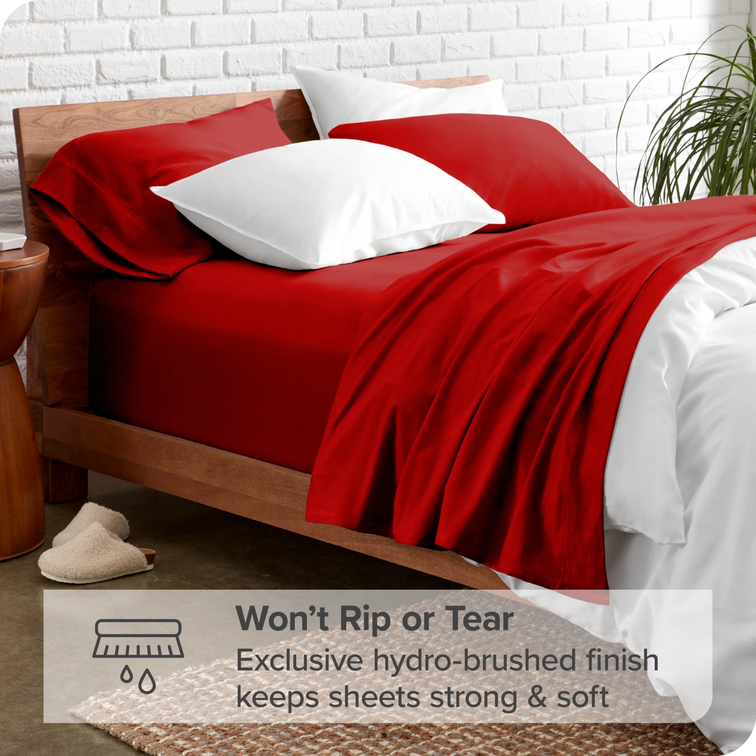 Bare Home Sheet Set - Premium 1800 Ultra-Soft Microfiber - Double Brushed - Hypoallergenic - Wrinkle Resistant