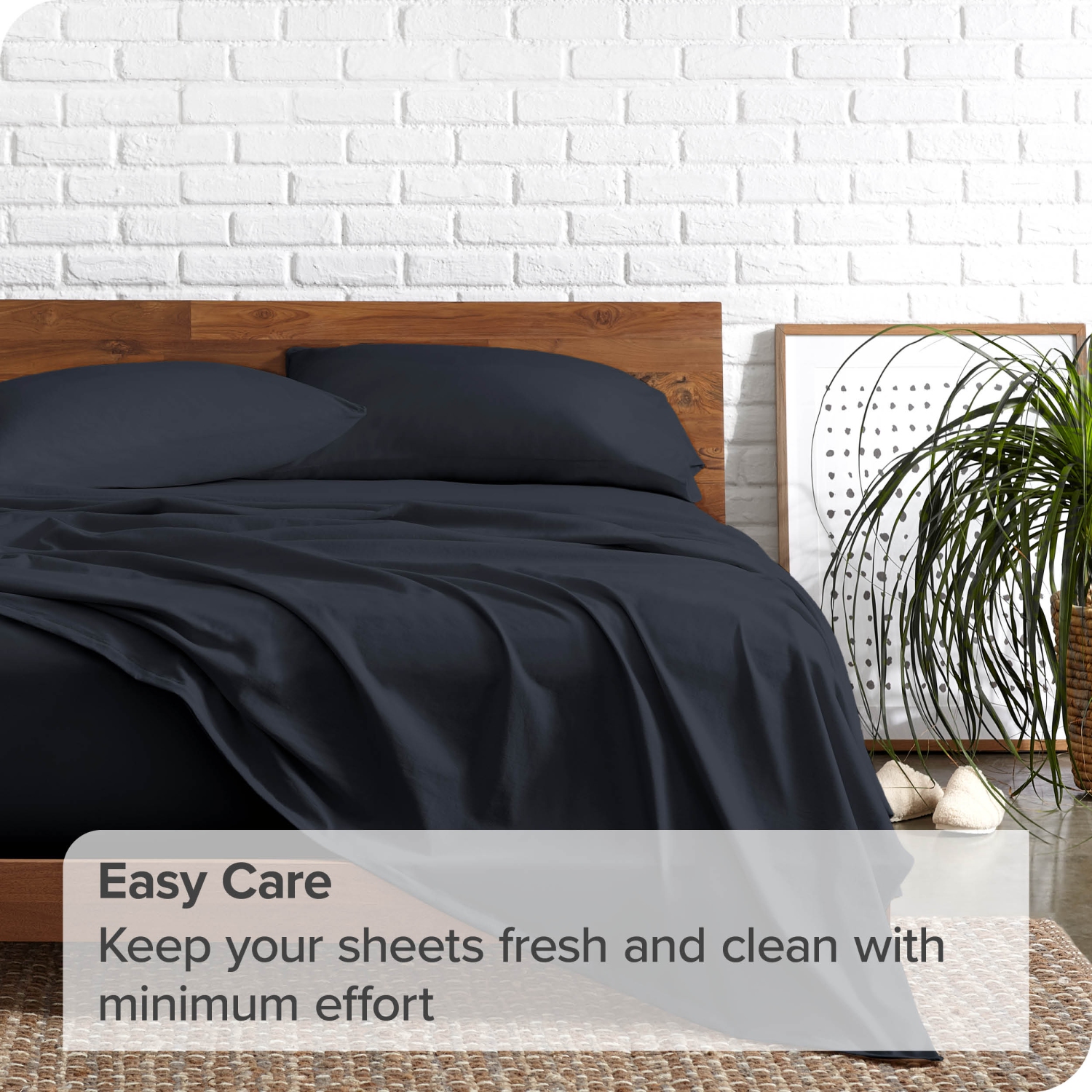 Bare Home Sheet Set - Premium 1800 Ultra-Soft Microfiber - Double Brushed - Hypoallergenic - Wrinkle Resistant
