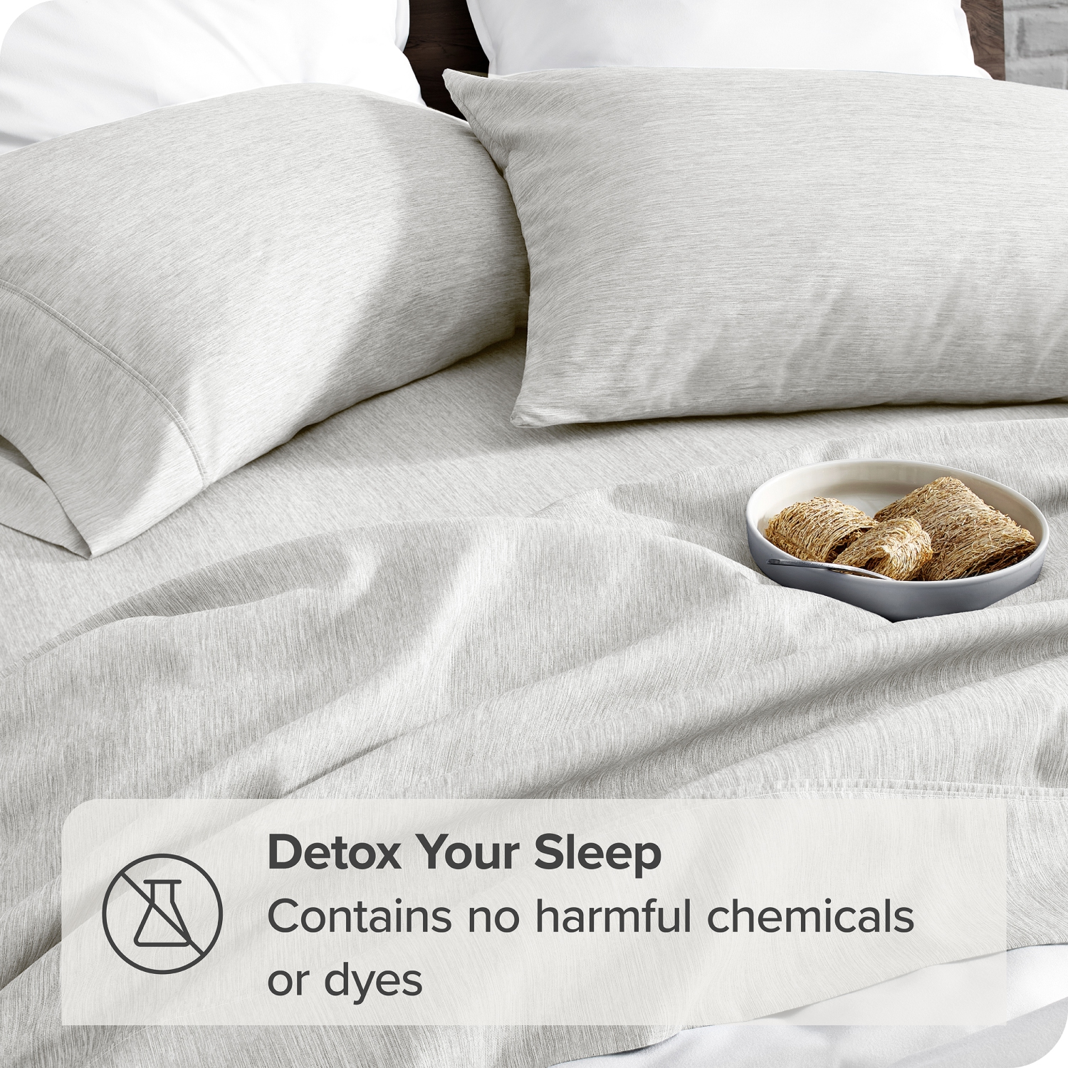 Bare Home Sheet Set - Premium 1800 Ultra-Soft Microfiber - Double Brushed - Hypoallergenic - Wrinkle Resistant