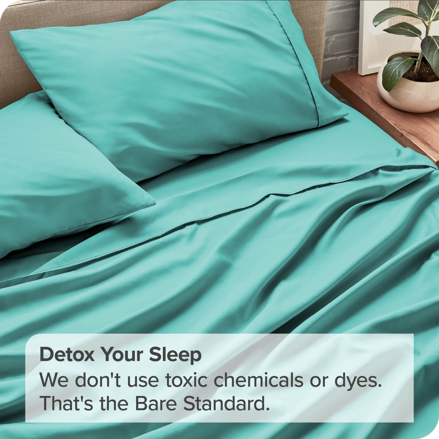 Bare Home Sheet Set - Premium 1800 Ultra-Soft Microfiber - Double Brushed - Hypoallergenic - Wrinkle Resistant