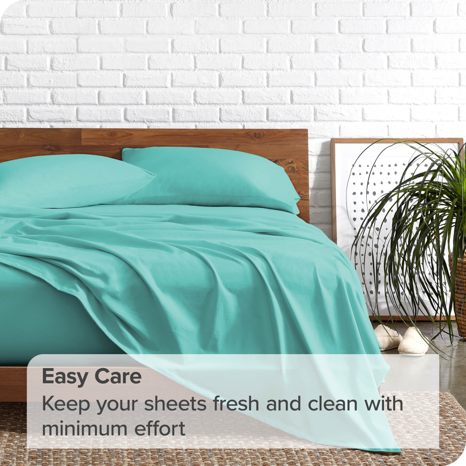 Bare Home Sheet Set - Premium 1800 Ultra-Soft Microfiber - Double Brushed - Hypoallergenic - Wrinkle Resistant