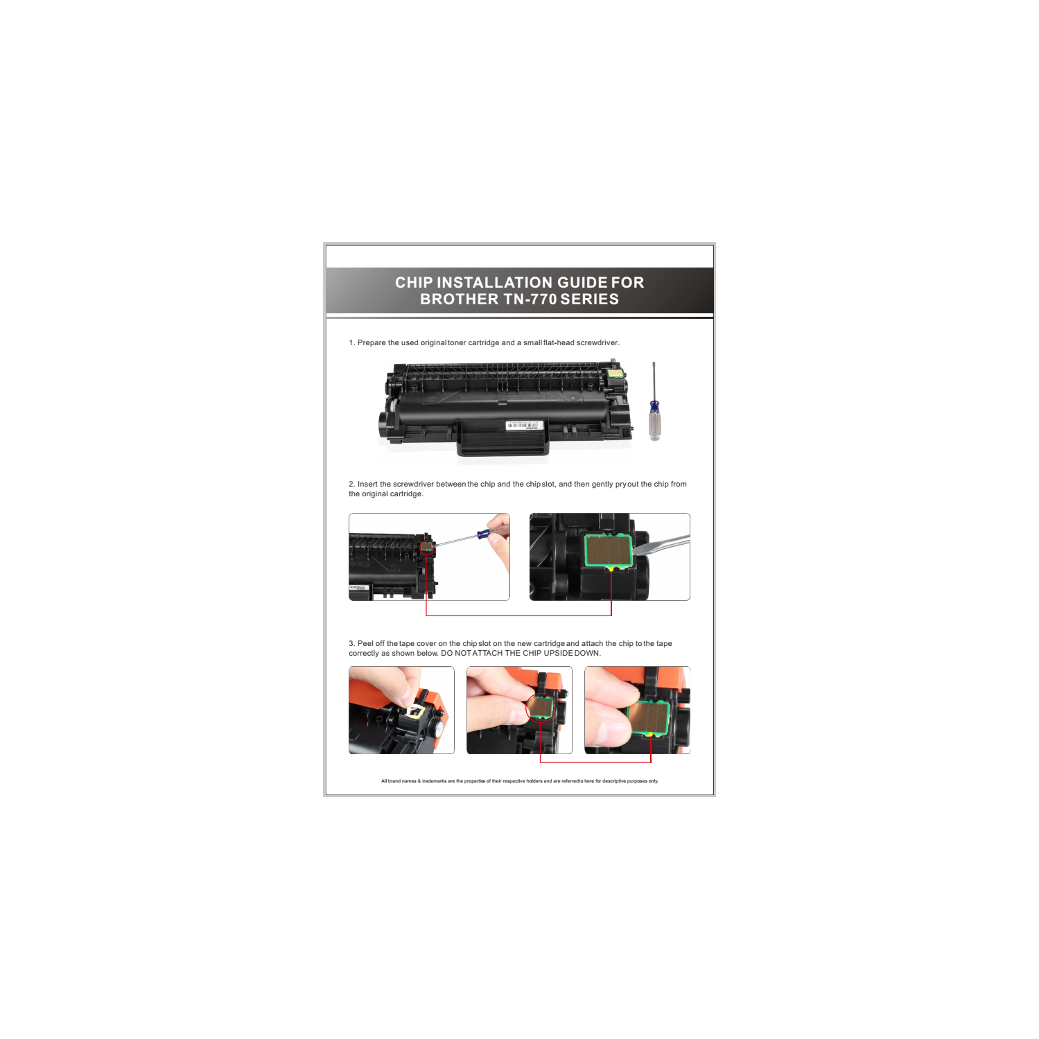 10PACK TN760 Black Toner Cartridge HighYield-No Chip For Brother HL-L2370DWXL L2390DW- Economical Box