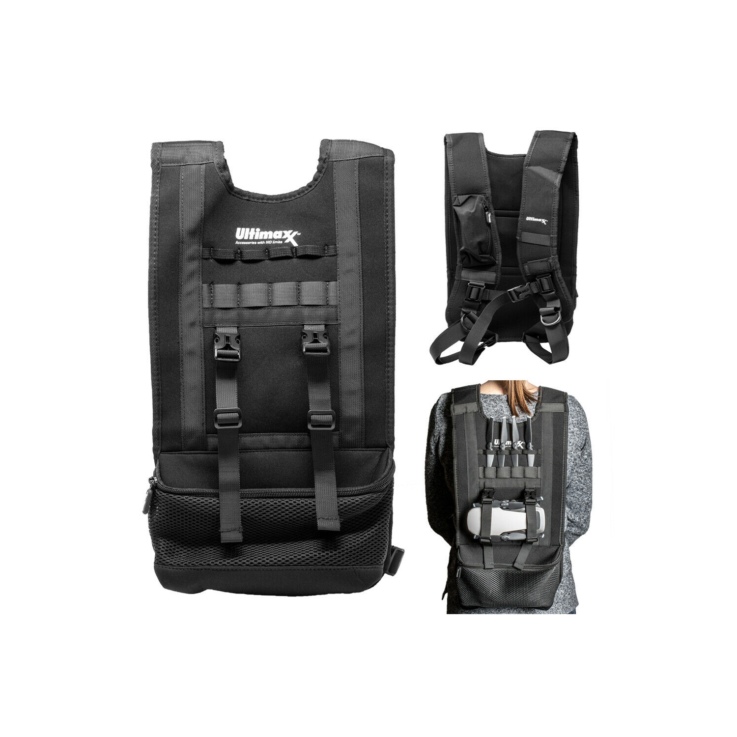 DJI Mavic Air Accessory Kit with Carry Vest, Filter Kit, Charger Hub, Props and Much More