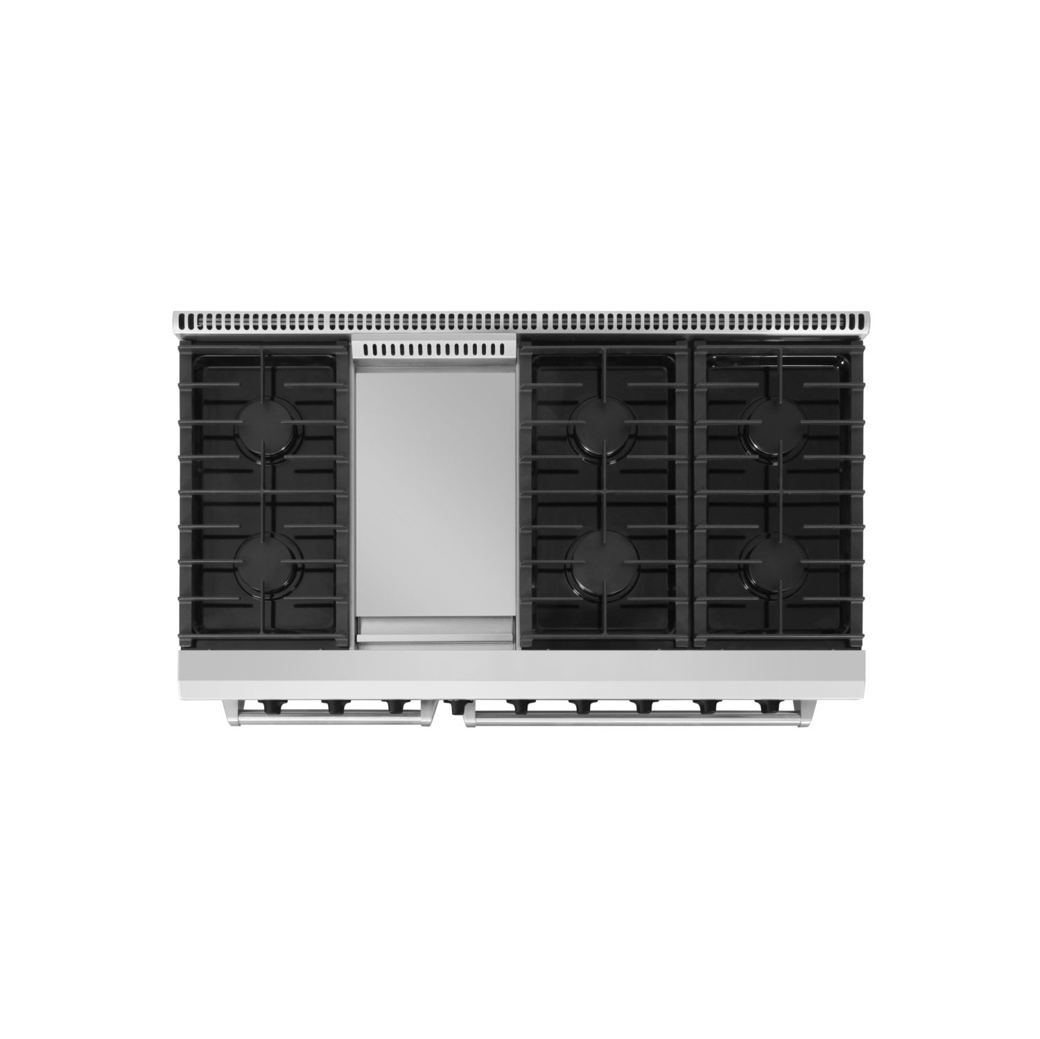 Cuisinière à gaz de 48 po en acier inoxydable Thor Kitchen, modèle LRG4807U