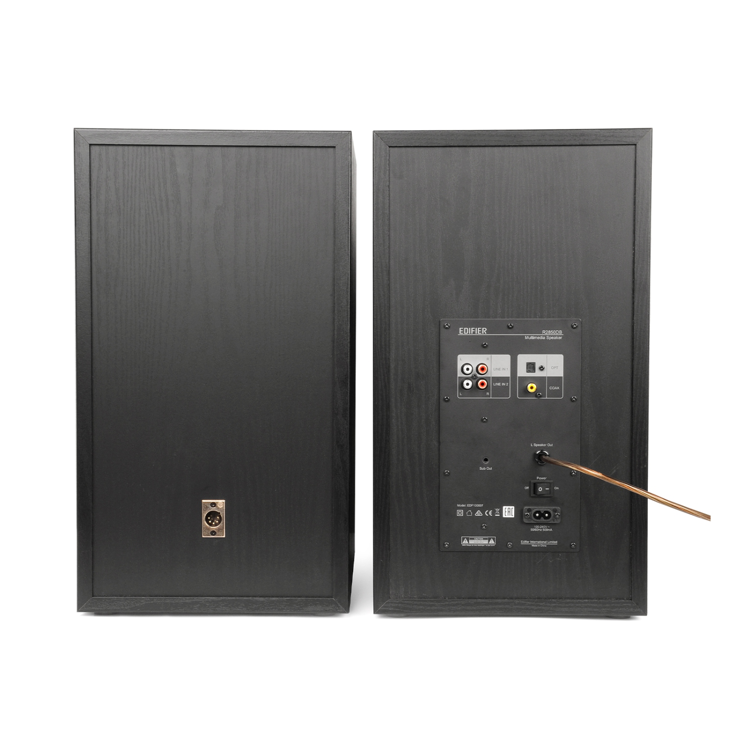 Edifier R2850DB 3-Way Active Speakers with Sub-out, Black – Pair