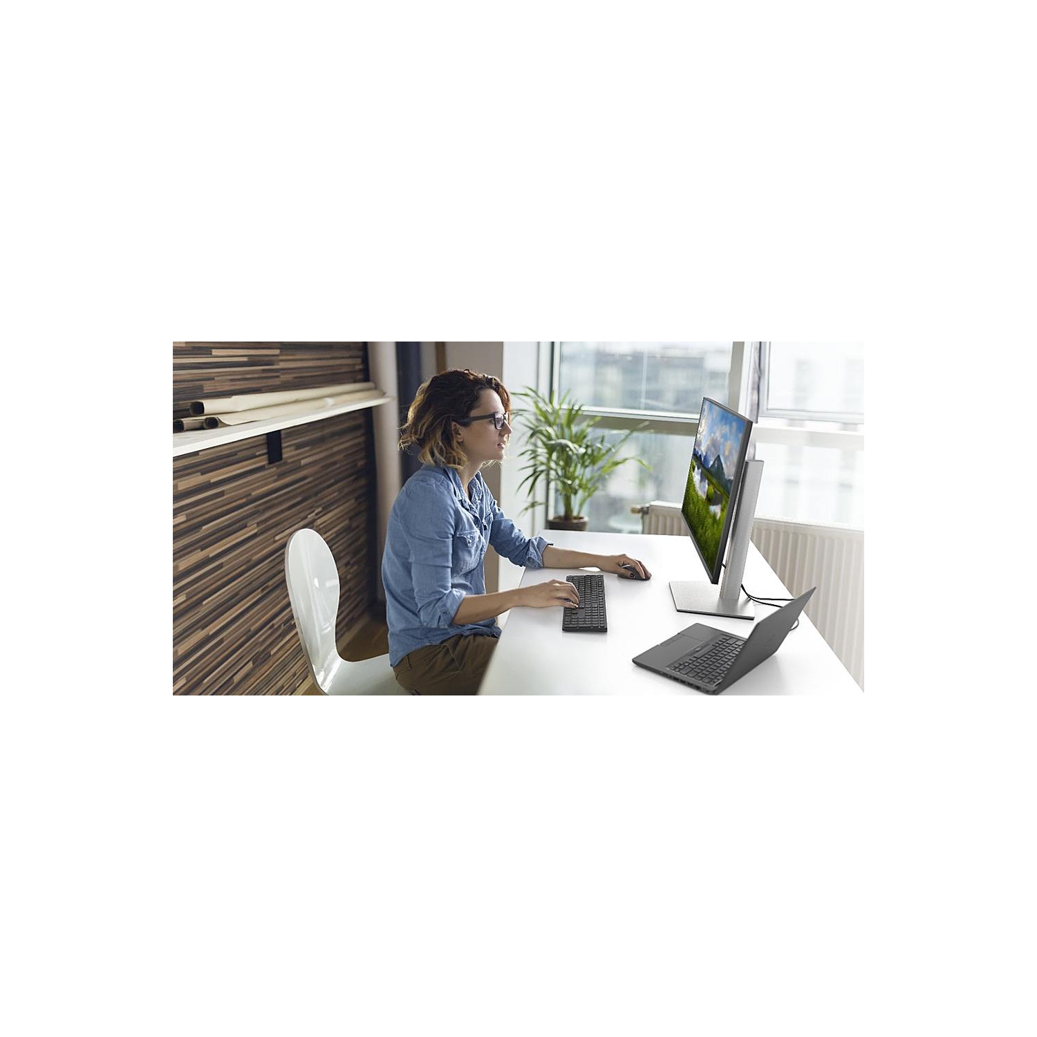 Dell Pro Wireless Keyboard and Mouse – KM5221W Version, Receiver Installed in USB-A/B port, Not for USB-C port