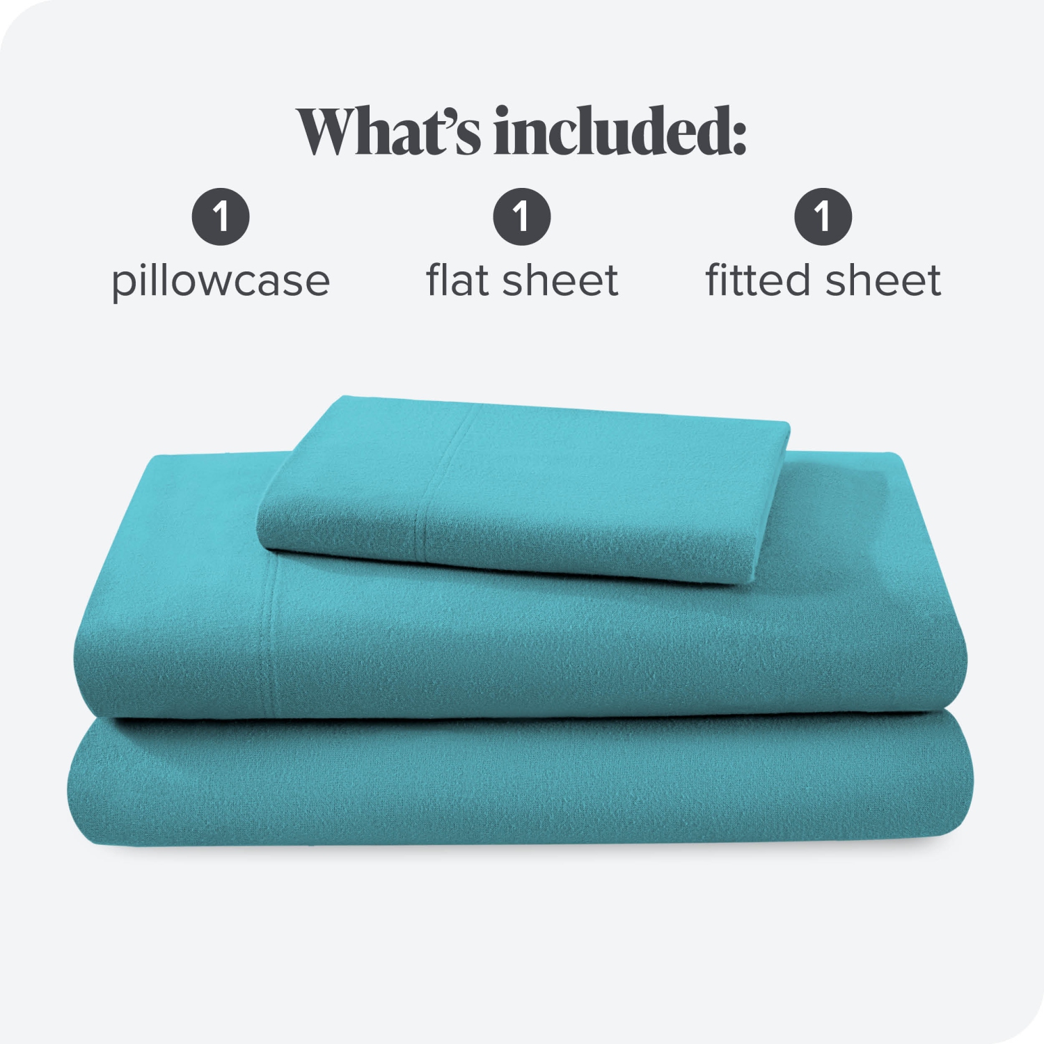 Bare Home Flannel Sheet Set 100% Cotton, Velvety Soft Heavyweight - Double Brushed Flannel - Deep Pocket