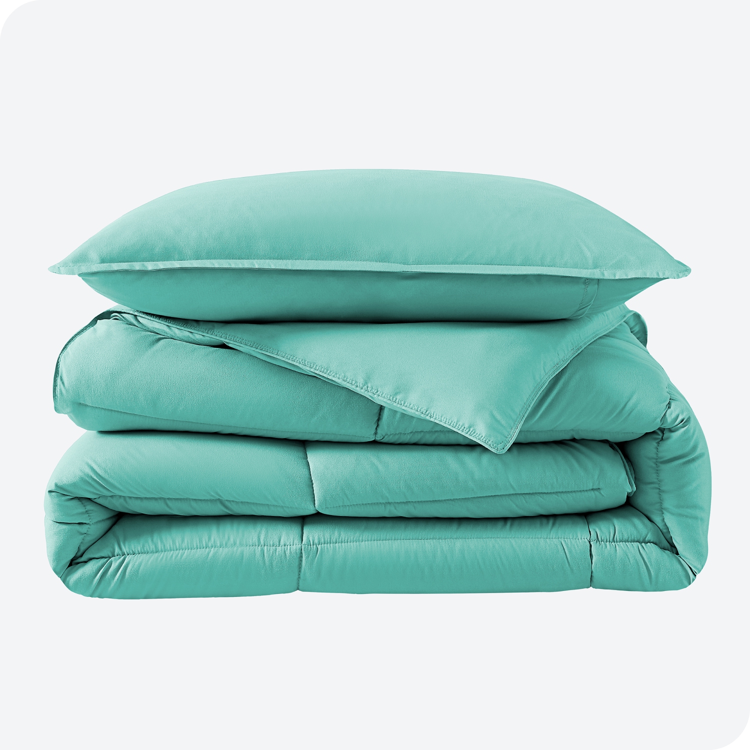 Bare Home Comforter Set - Goose Down Alternative - Ultra-Soft - Hypoallergenic - All Season Breathable Warmth - Twin/Twin XL, Turquoise