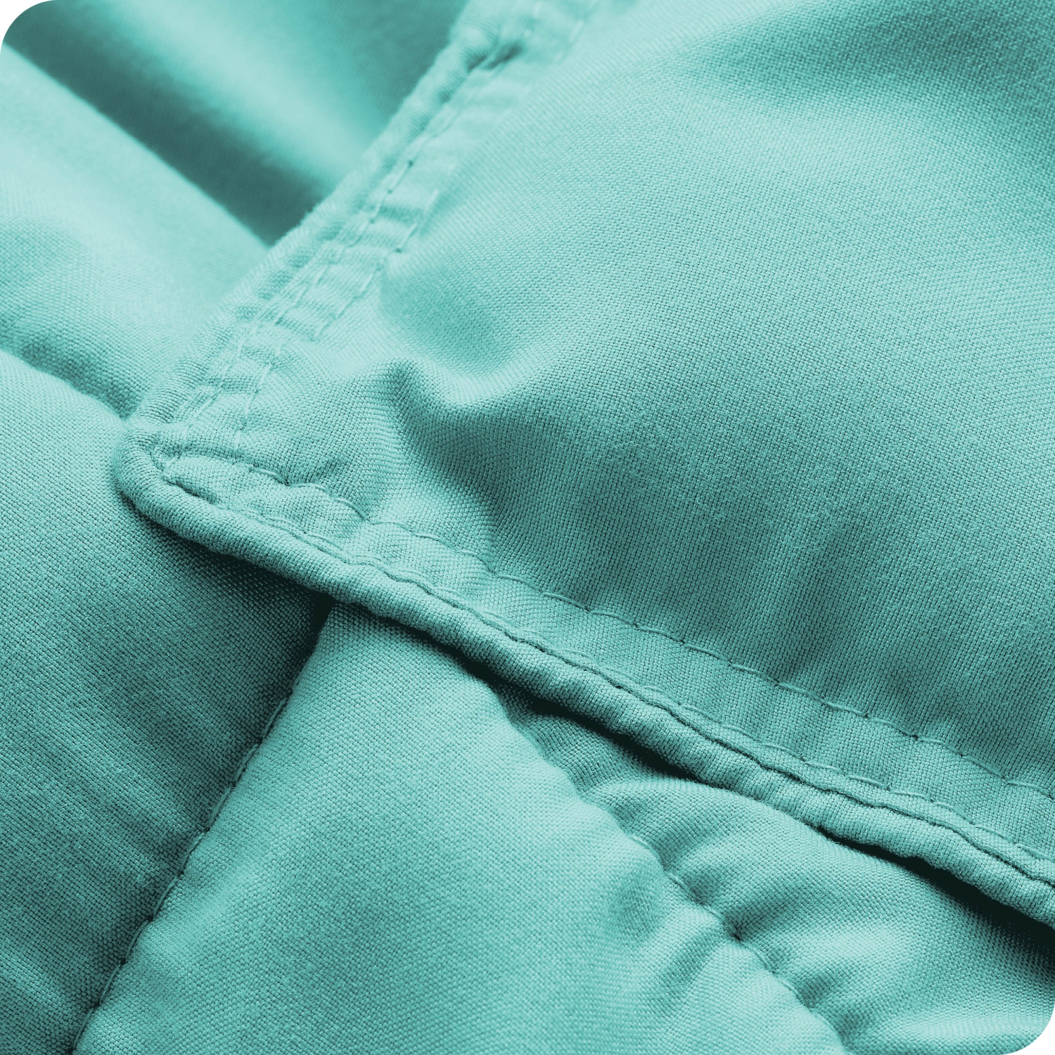 Ensemble de douillette « Bare Home » - duvet d'oie - Ultra-doux - Hypoallergénique - chaleur toutes saisons - lit 1 place/jumeau TG, turquoise