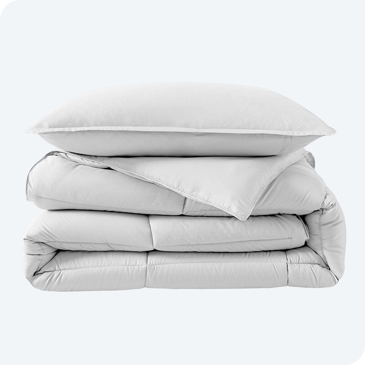 Bare Home Comforter Set - Goose Down Alternative - Ultra-Soft - Hypoallergenic - All Season Breathable Warmth - Twin/Twin XL, White