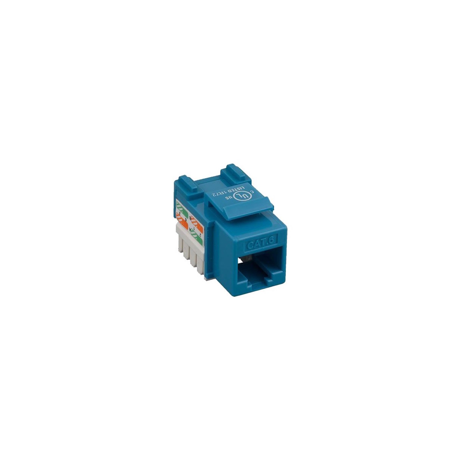 iMBAPrice Cat6 RJ45 Punch-Down Keystone Jack in (Blue)
