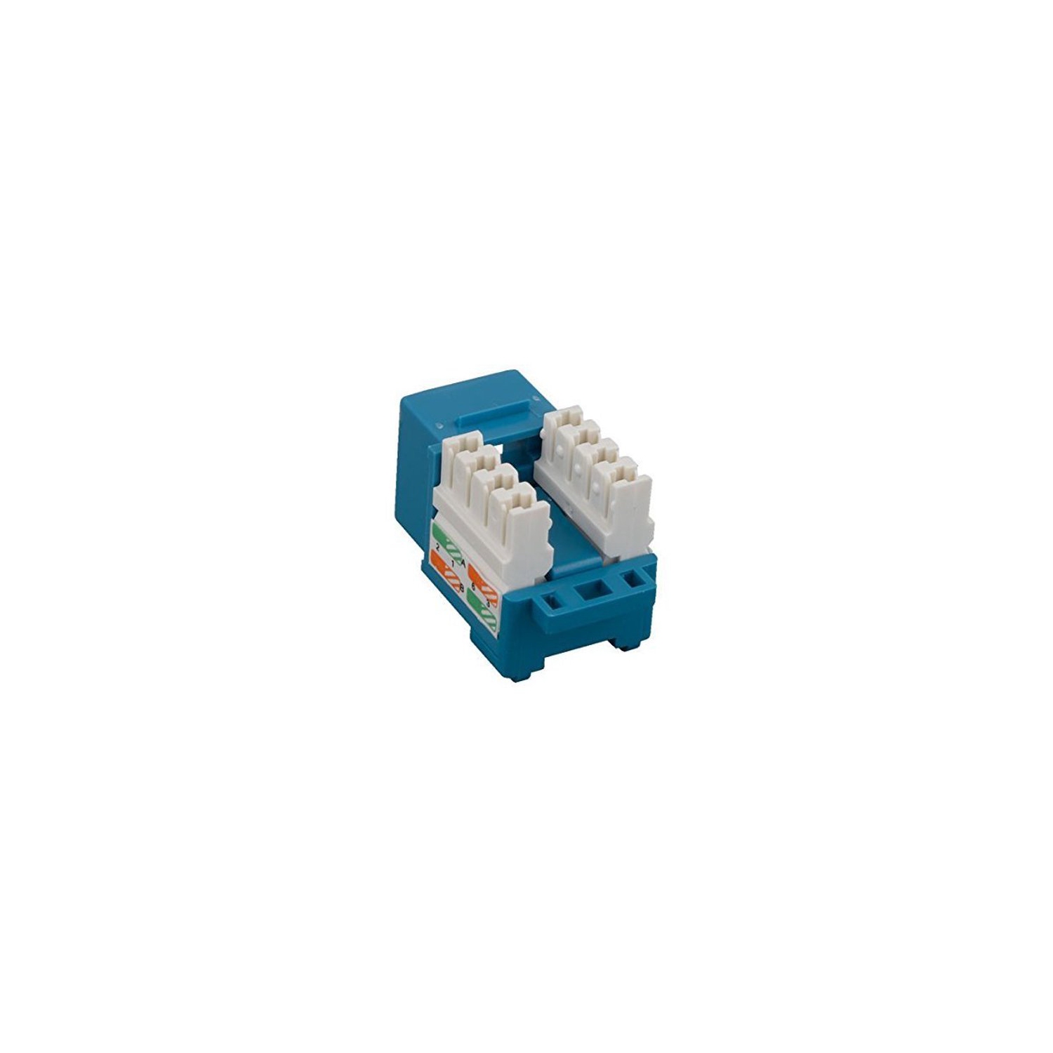 iMBAPrice Cat6 RJ45 Punch-Down Keystone Jack in (Blue)