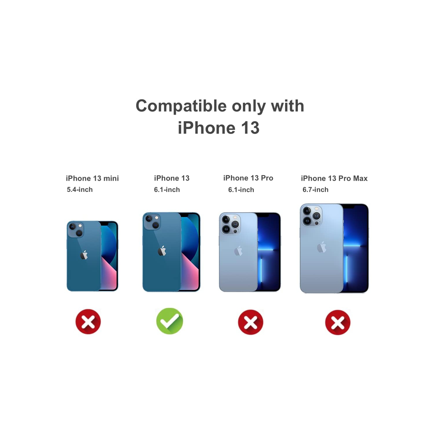 Coque iPhone 13, Jenuos Transparent Doux Souple Extrêmement Fin Housse TPU Silicone Etui pour iPhone 13 - Transparent