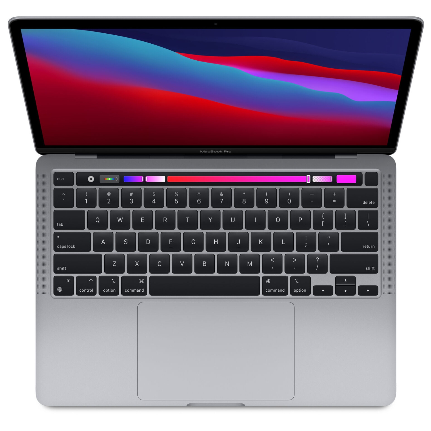 Refurbished - Apple MacBook Pro 13.3" w/ Touch Bar (2020) - Space Grey (Apple M1 Chip/256GB SSD/8GB RAM) - Certified Refurbished