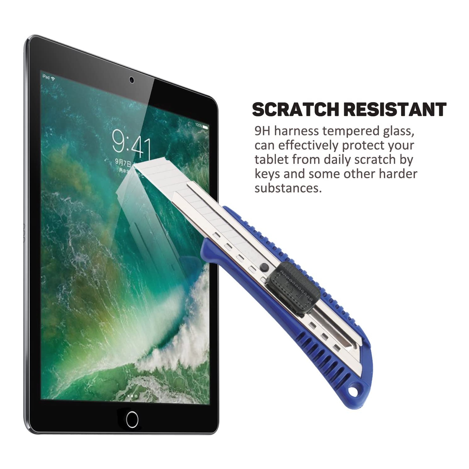 |GA| 2 pack| Tempered Glass Screen Protector | Compatible with iPad 5th Generation/iPad Pro 9.7 / iPad Air 2 / iPad Air for Apple iPad 9.7 inch