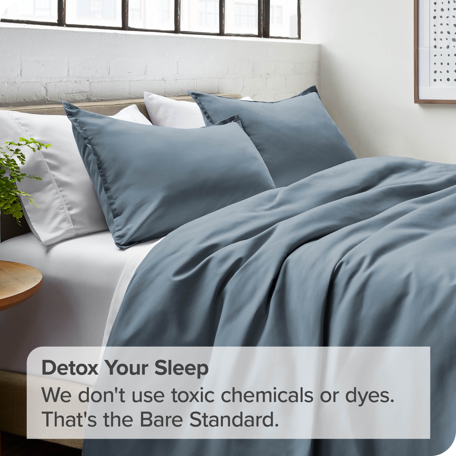 Bare Home Duvet Cover and Sham Set - Premium 1800 Ultra-Soft Brushed Microfiber - Hypoallergenic, Easy Care, Wrinkle Resistant - Twin/Twin XL,