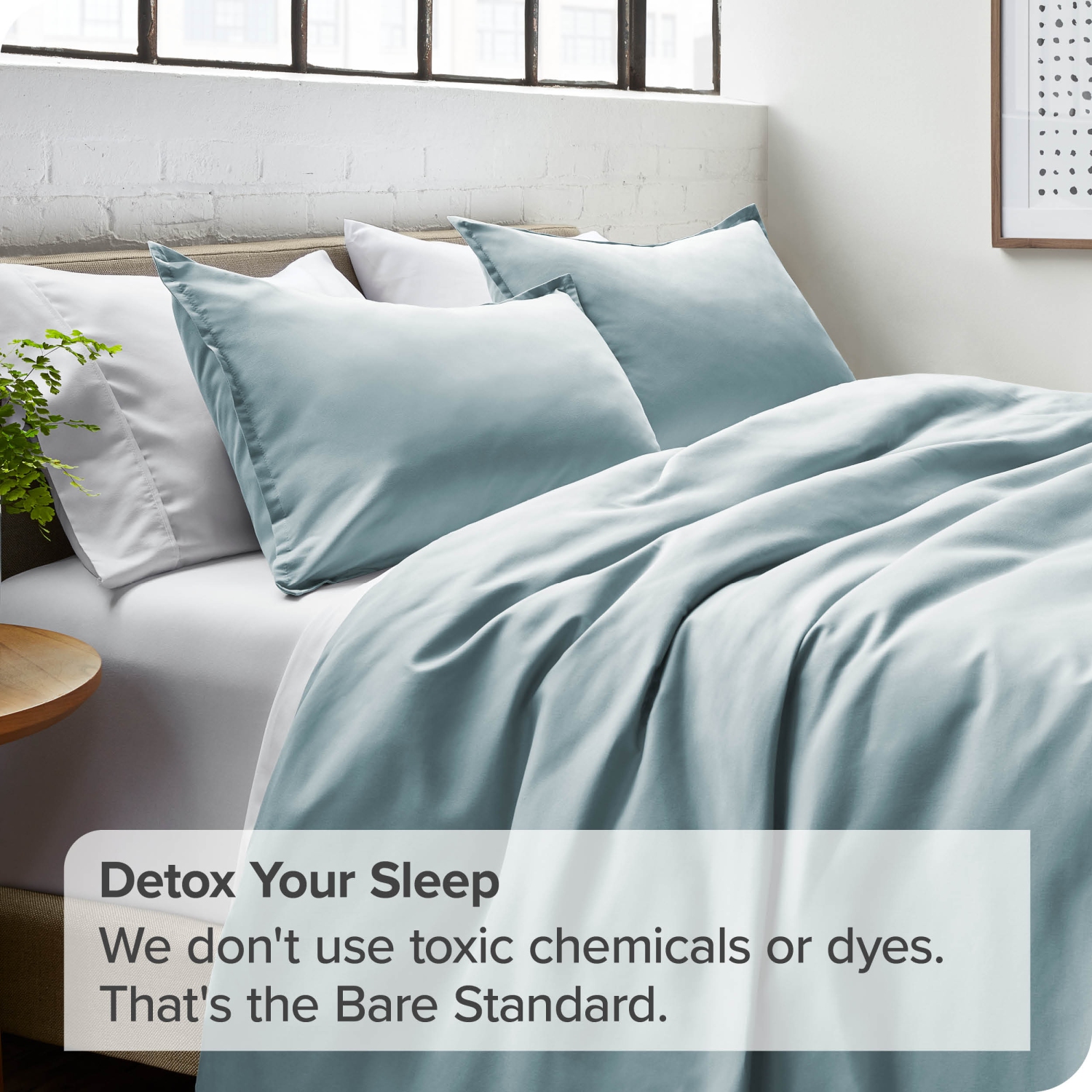 Bare Home Duvet Cover and Sham Set - Premium 1800 Ultra-Soft Brushed Microfiber - Hypoallergenic, Easy Care, Wrinkle Resistant - Twin/Twin XL, Light