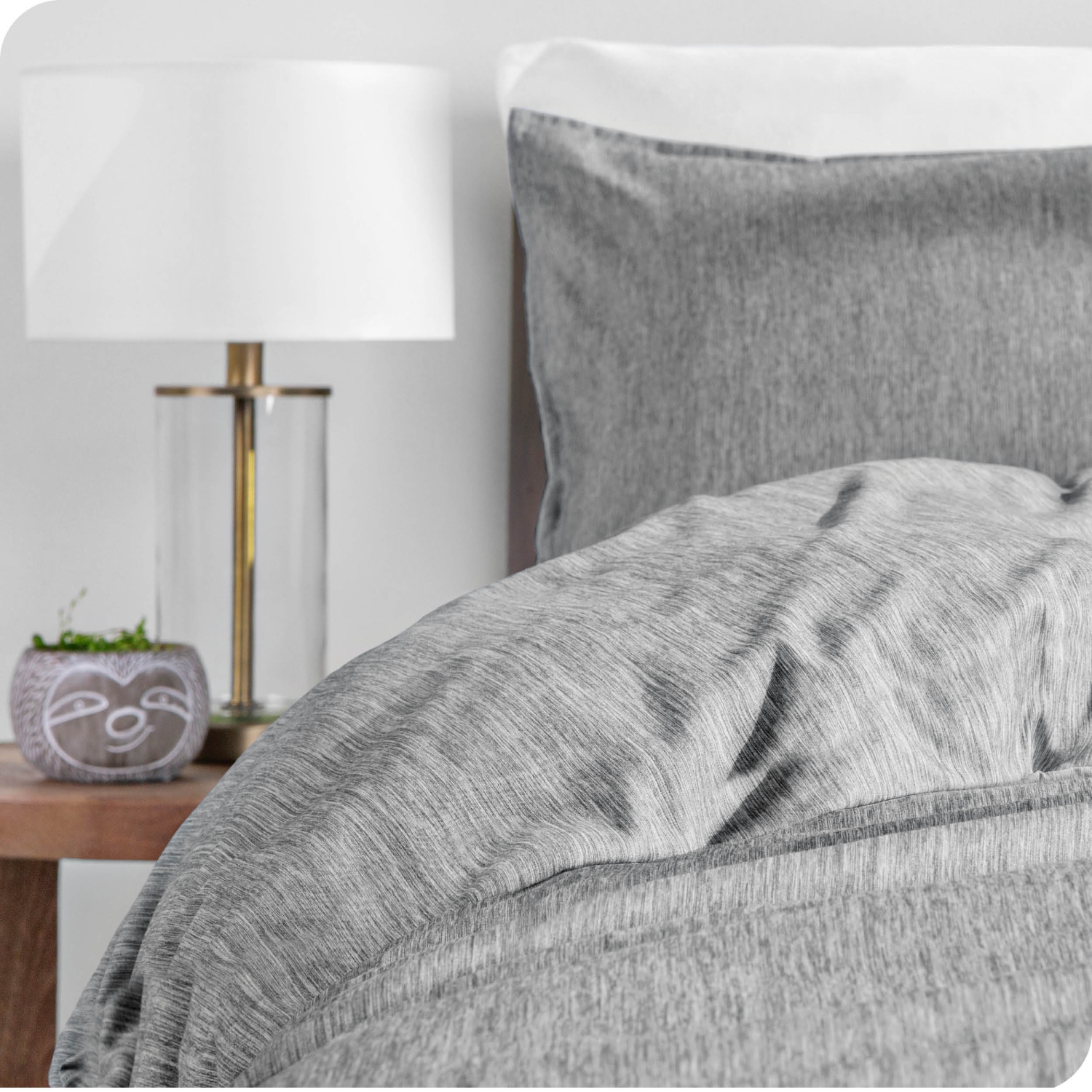 Bare Home Duvet Cover and Sham Set - Premium 1800 Ultra-Soft Brushed Microfiber - Hypoallergenic, Easy Care, Wrinkle Resistant - Oversized King,