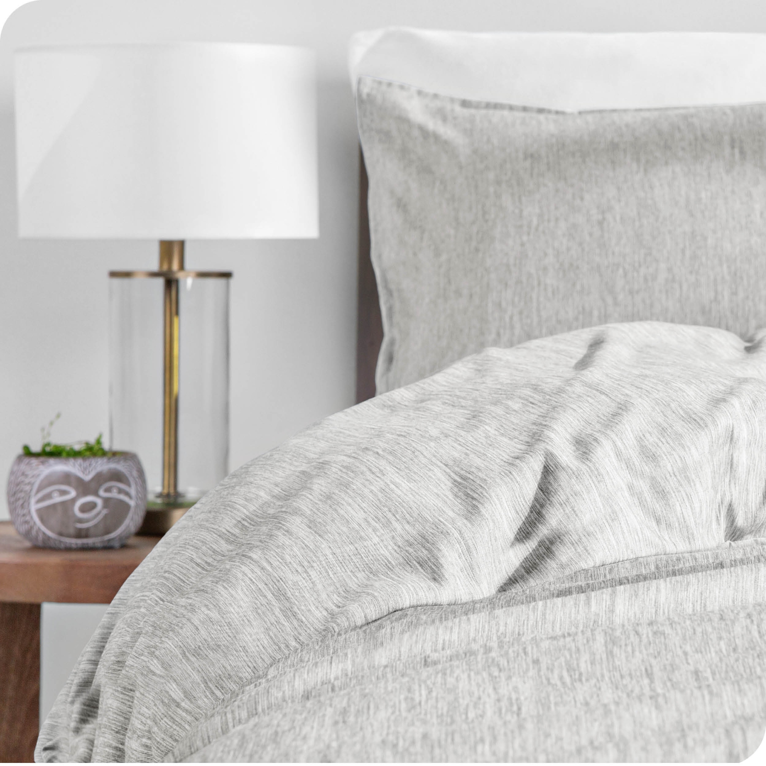 Bare Home Duvet Cover and Sham Set - Premium 1800 Ultra-Soft Brushed Microfiber - Hypoallergenic, Easy Care, Wrinkle Resistant - Oversized King,