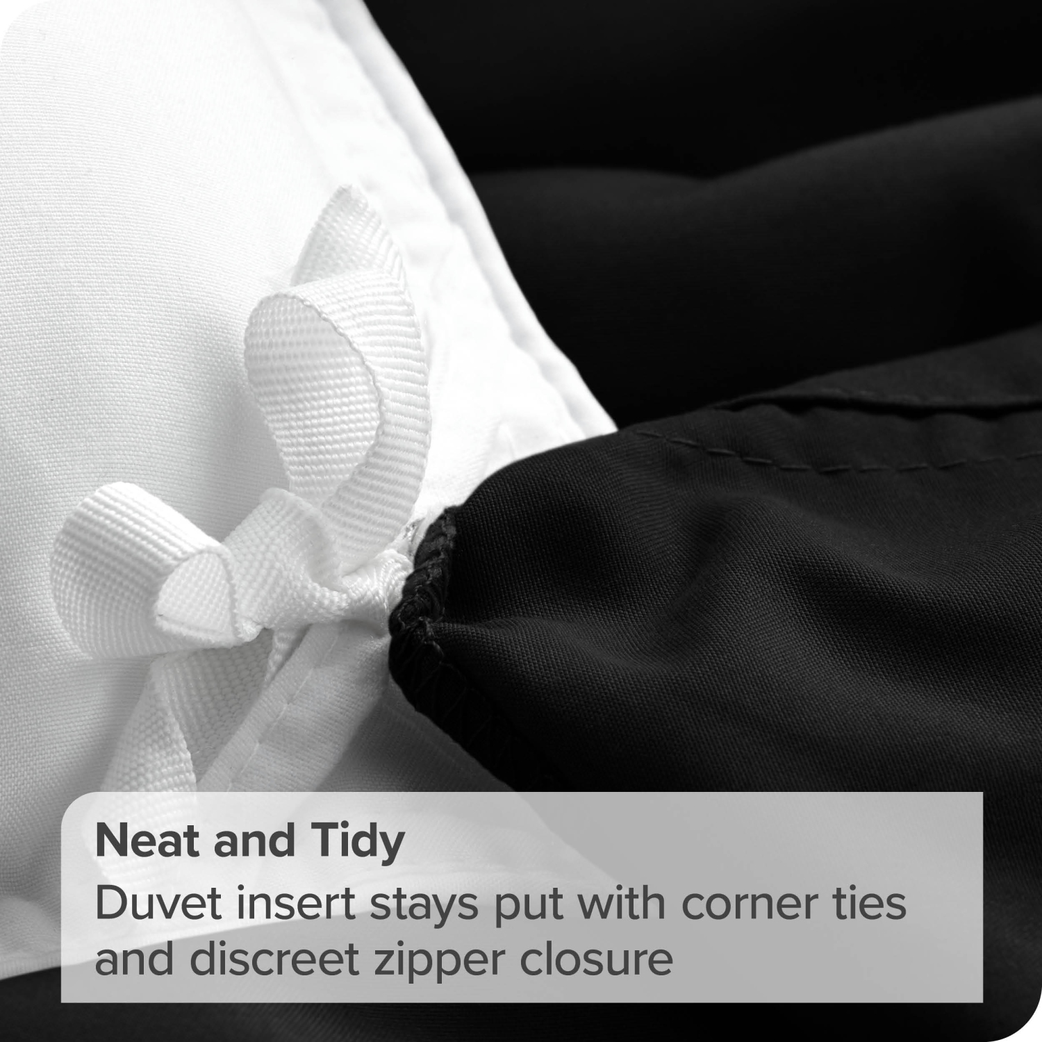 Bare Home Duvet Cover and Sham Set - Premium 1800 Ultra-Soft Brushed Microfiber - Hypoallergenic, Easy Care, Wrinkle Resistant - Twin/Twin XL, Black