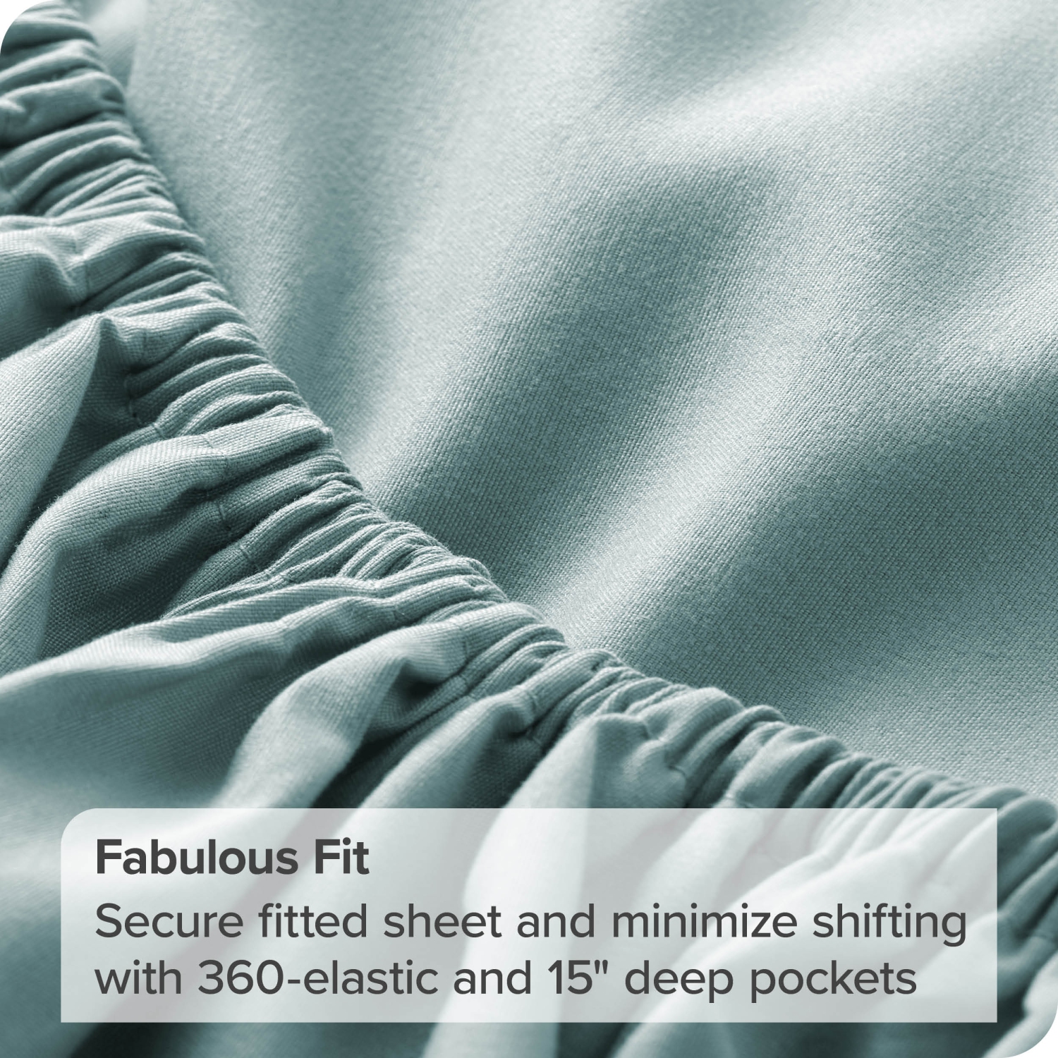 Bare Home Fitted Bottom Sheet - Premium 1800 Ultra-Soft Wrinkle Resistant Microfiber - Hypoallergenic - Deep Pocket - Twin, Light Blue