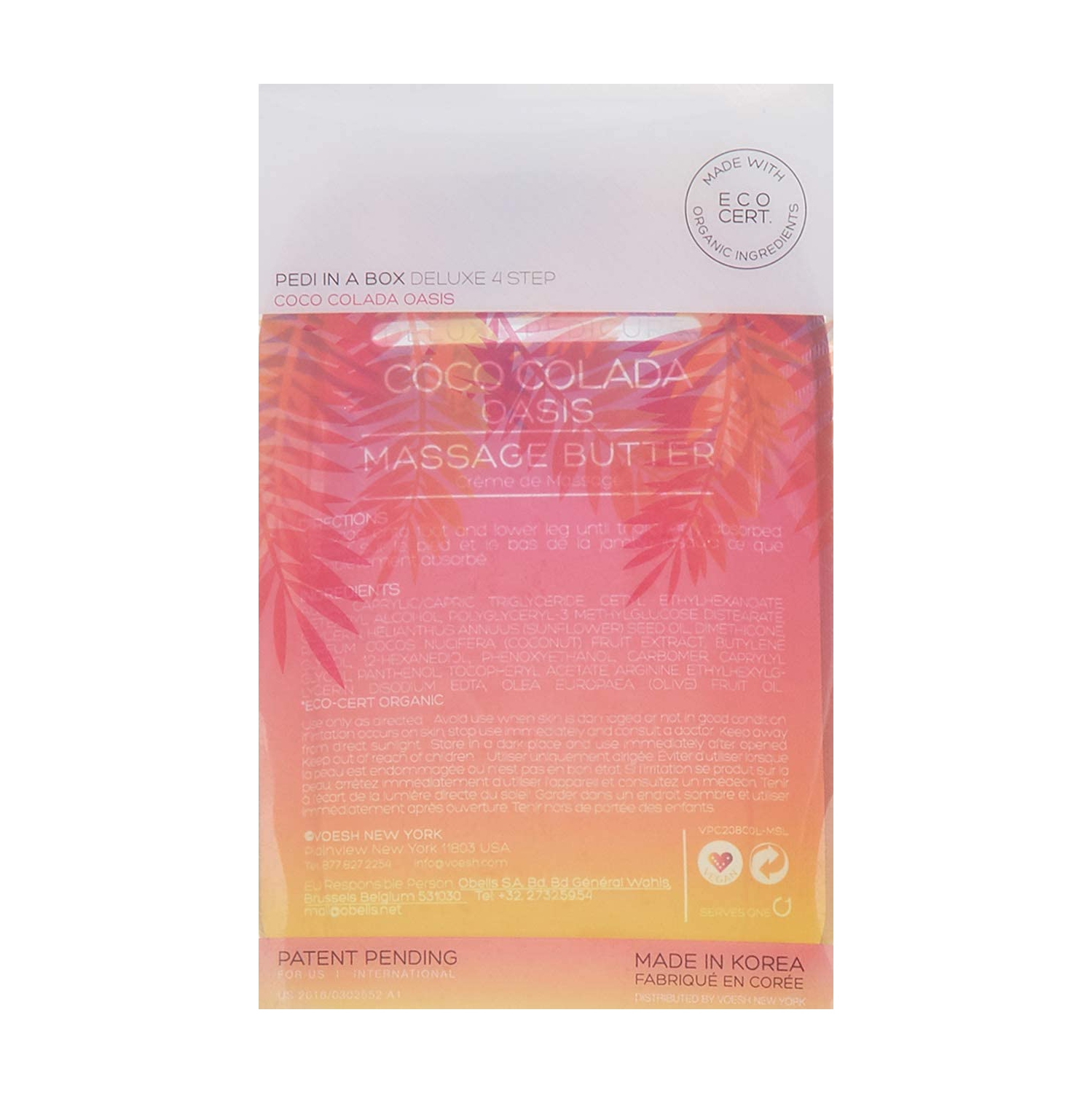 VOESH Pedi In A Box Deluxe 4 Step, Coco Colada Oasis