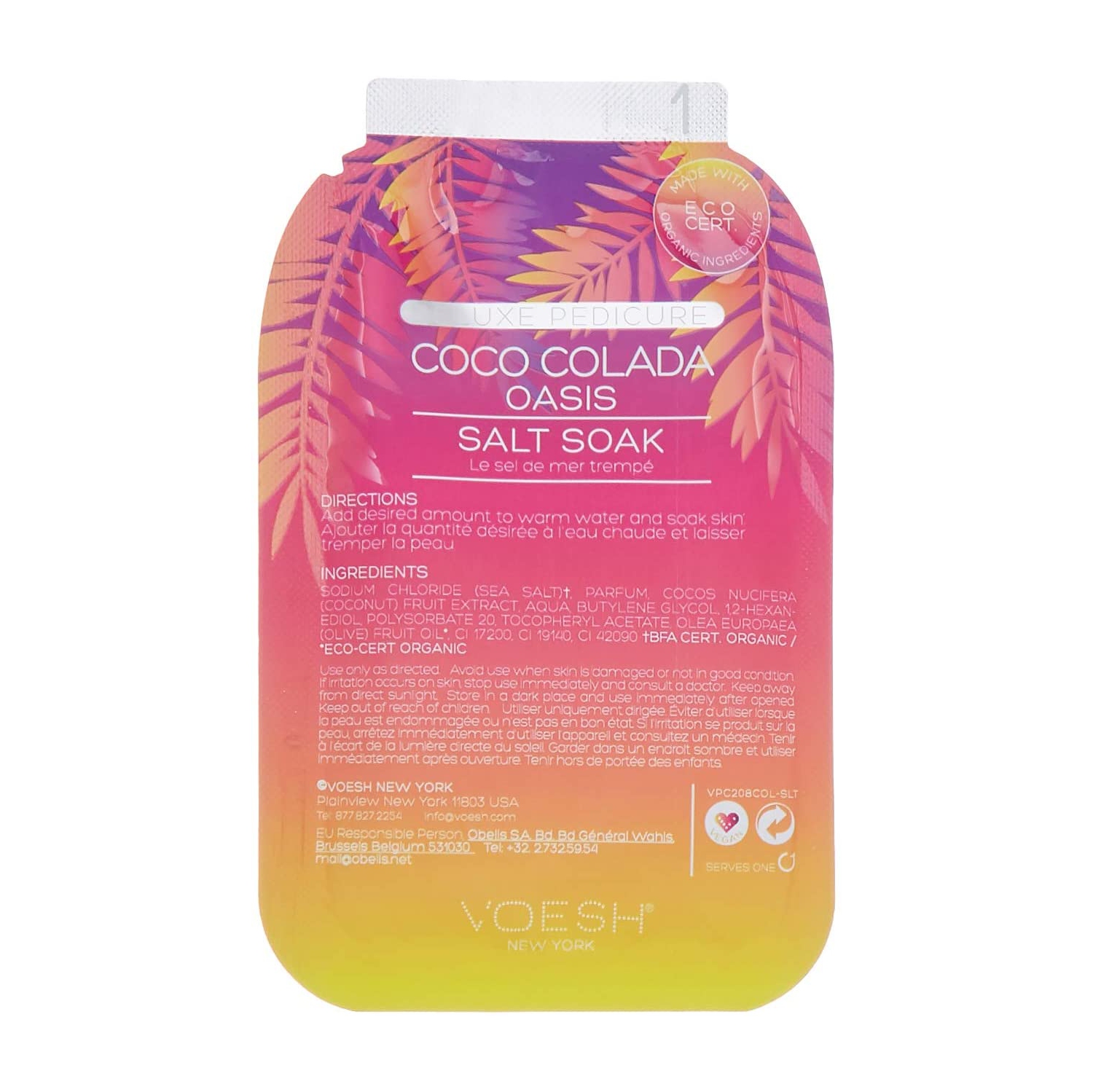 VOESH Pedi In A Box Deluxe 4 Step, Coco Colada Oasis