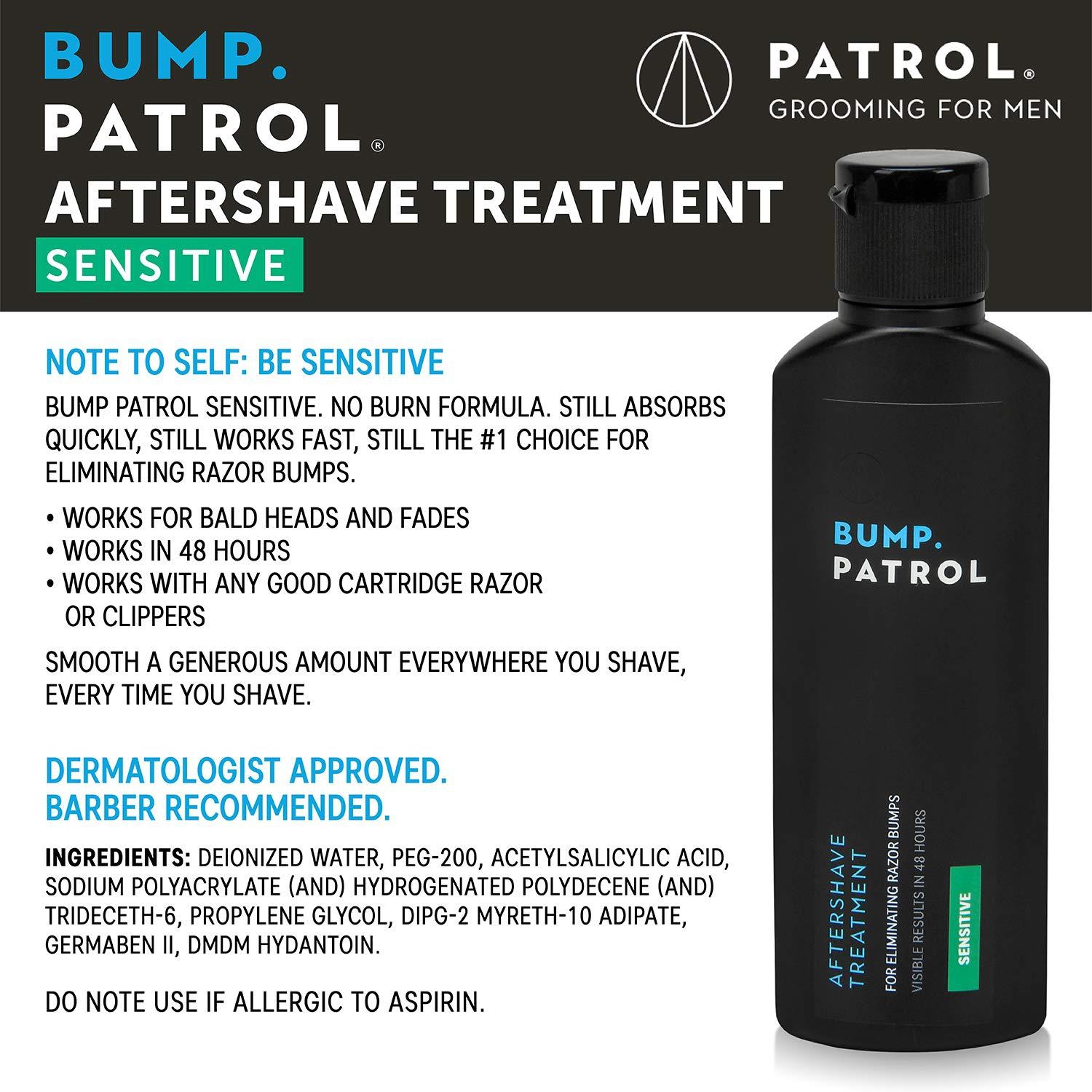 Traitement après-rasage Bump Patrol - formule pour peau sensible 2 oz