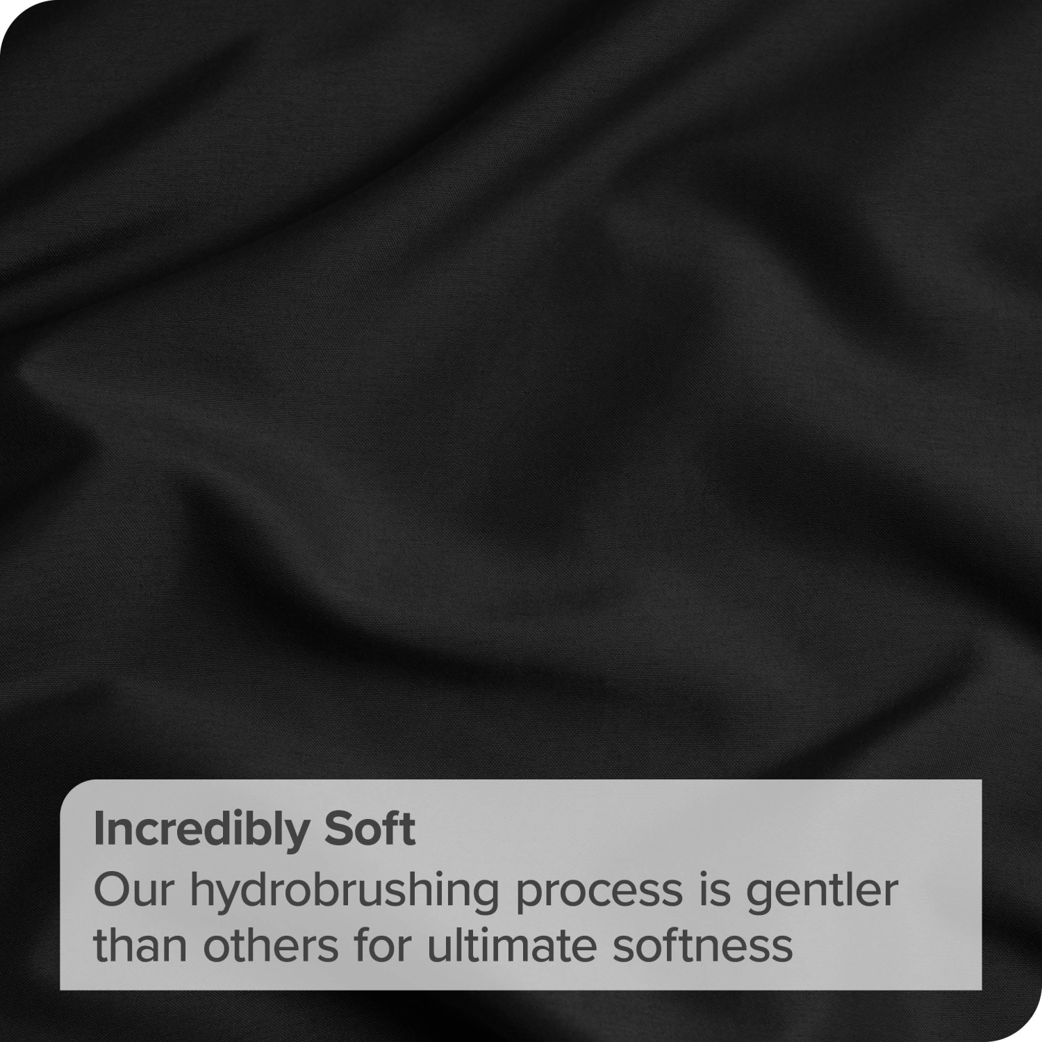 ENS. De taies d’oreiller en microfibre ultradouce 1800 de Bare Home - double brossé - Hypoallergénique - résistant aux plis - très grand lit, noir