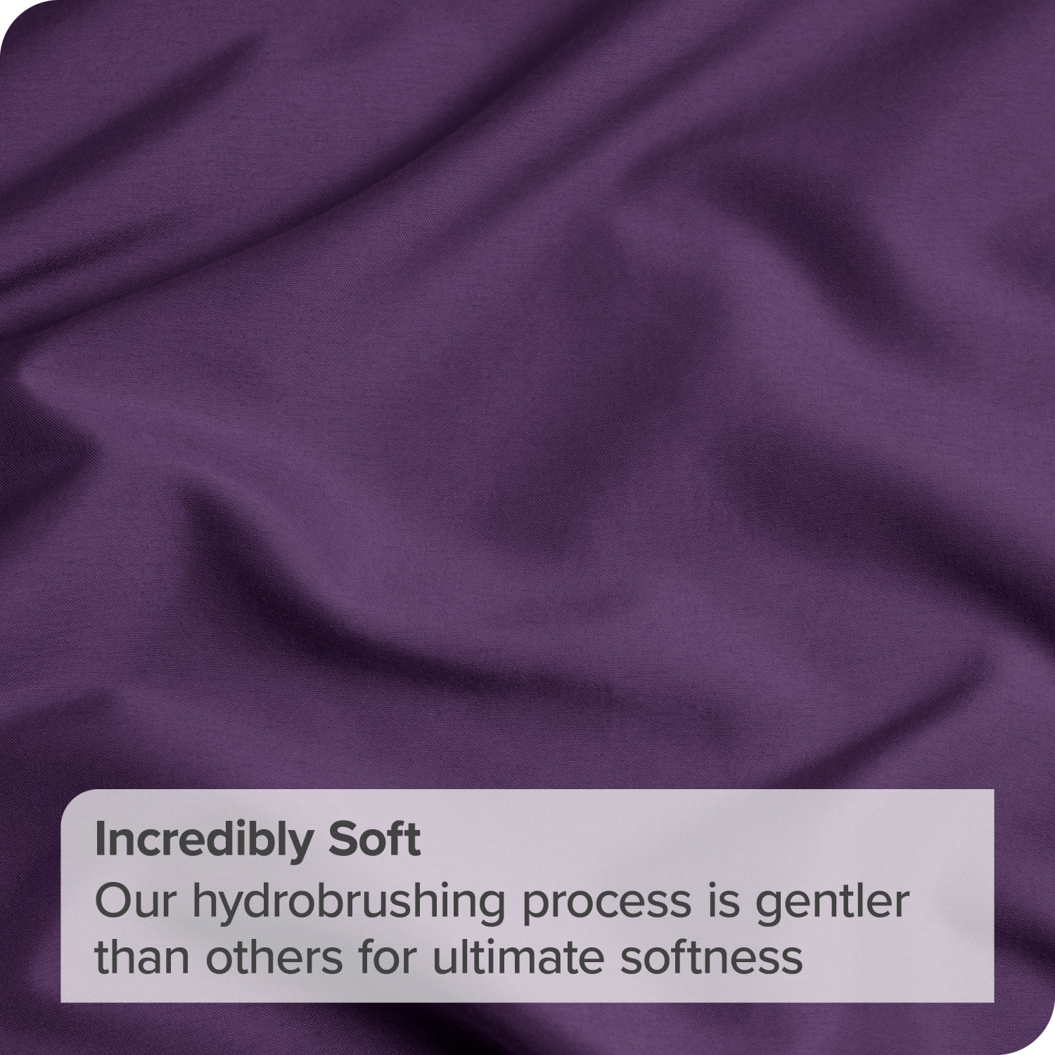 ENS. De taies d'oreiller en microfibre ultradouce 1800 Bare Home - double brossé - Hypoallergénique - résistant aux plis - Standard, prune