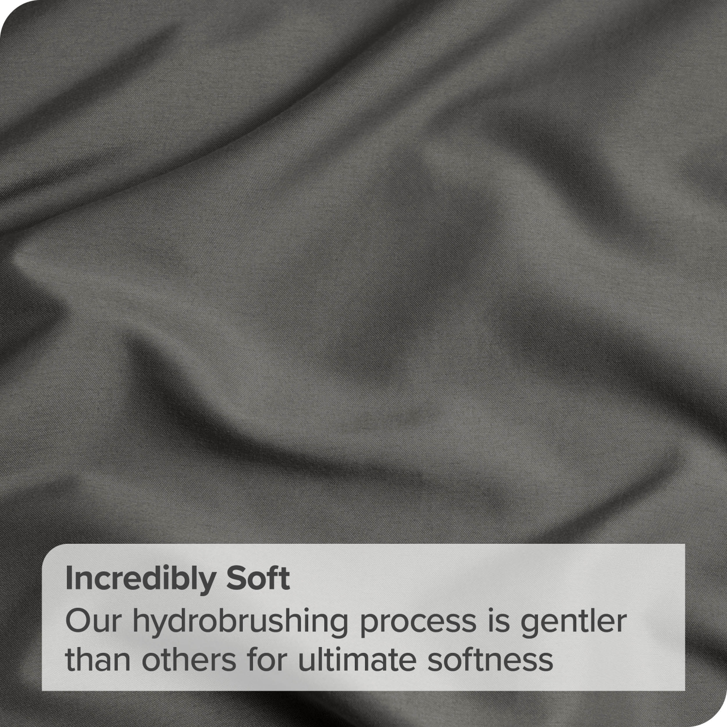 ENS. De taies d’oreiller en microfibre ultradouce 1800 de Bare Home - double brossé - Hypoallergénique - résistant aux plis - très grand lit, gris