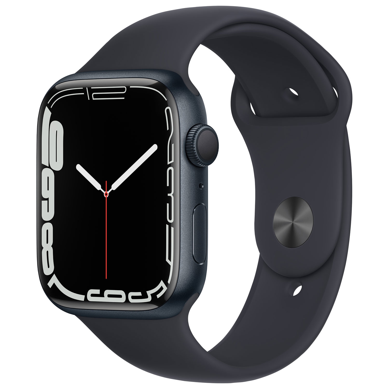 Apple Watch Series 7 (GPS) 45mm Midnight Aluminum Case with Midnight Sport Band - Open Box