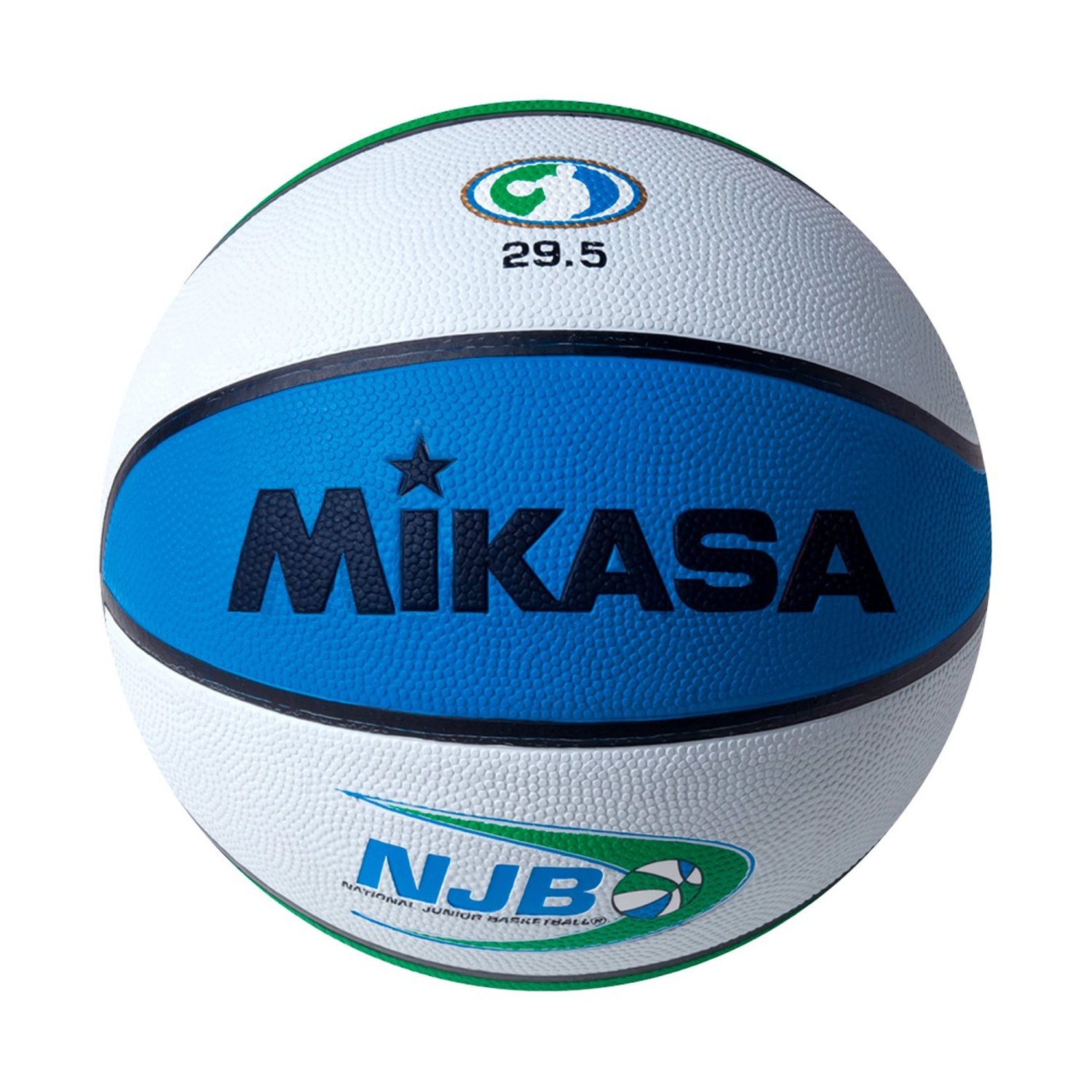 Mikasa BX NJB Series Vulcanized Rubber Basketball - For Indoor and Outdoor, Official Size 7