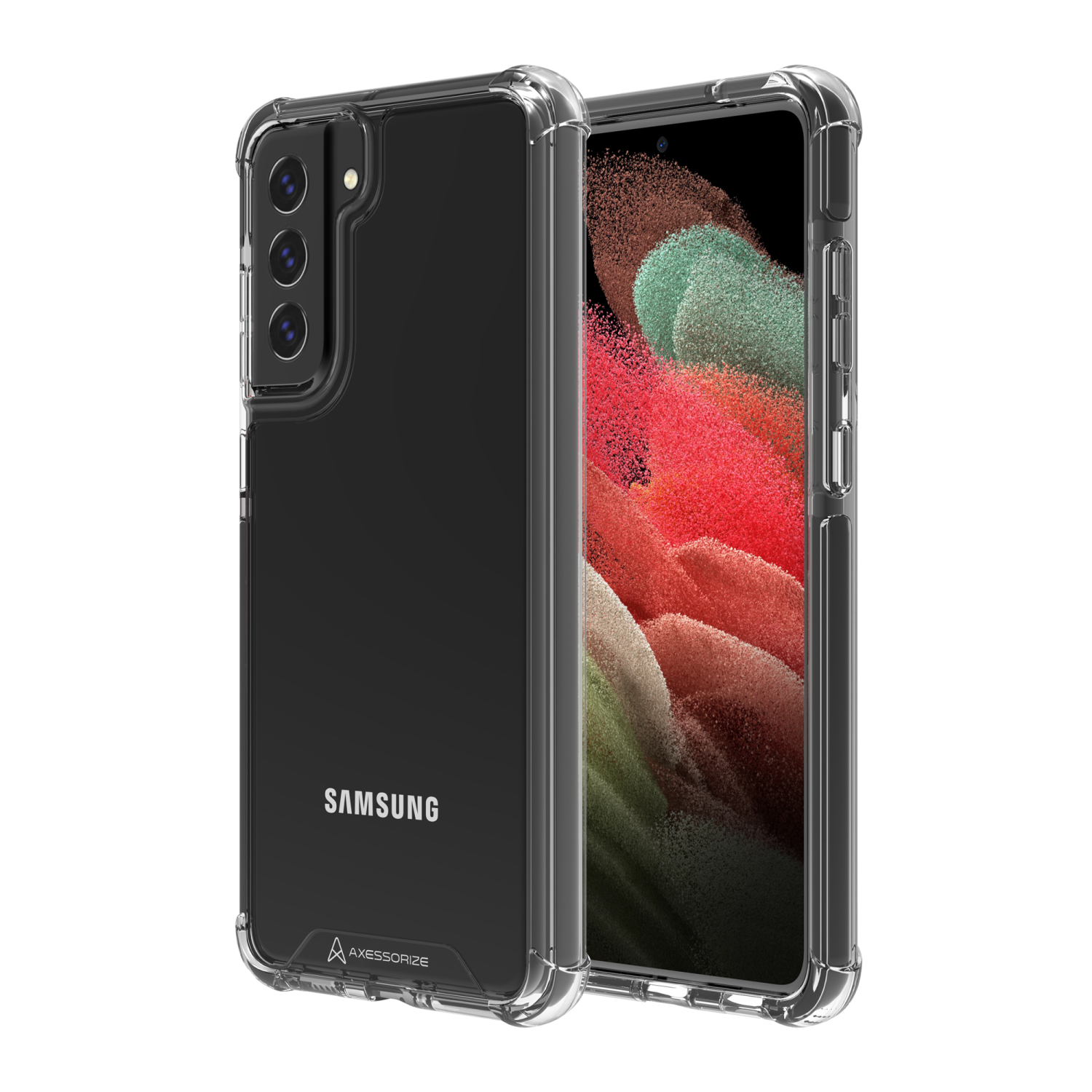 AXS ProShield – Étui protecteur transparent de qualité militaire pour Galaxy S21 FE 5G de Samsung | Noir