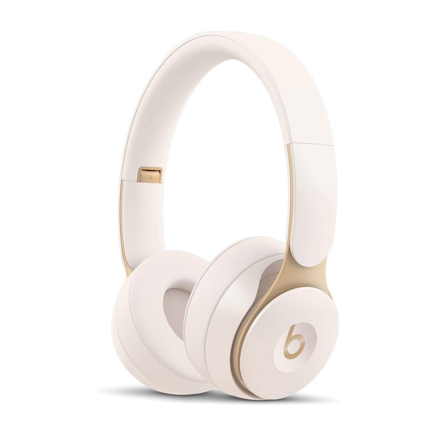 Refurbished (Excellent) - Beats by Dr. Dre Solo Pro On-Ear Noise Cancelling  Bluetooth Headphones - Ivory