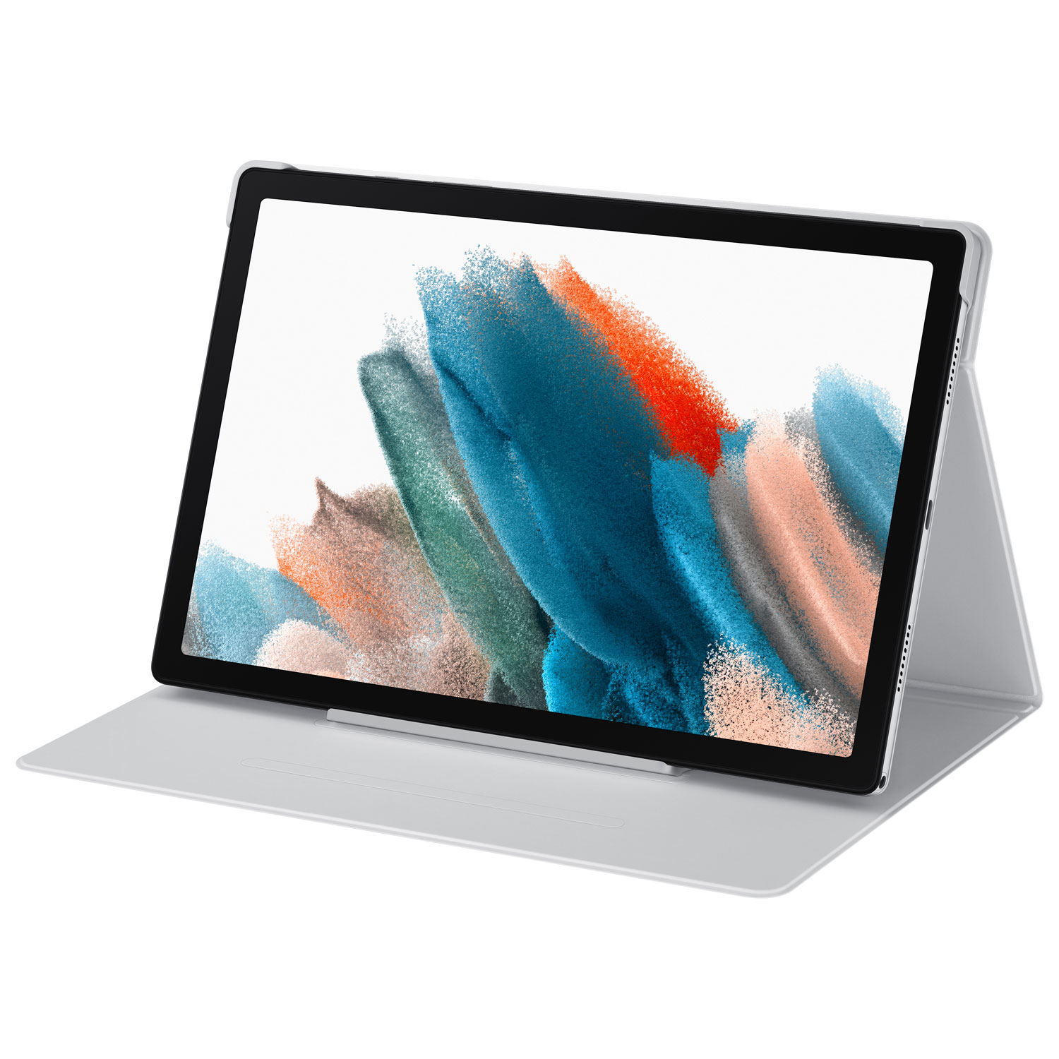 Samsung Book Cover Case for Galaxy Tab A8 - Silver