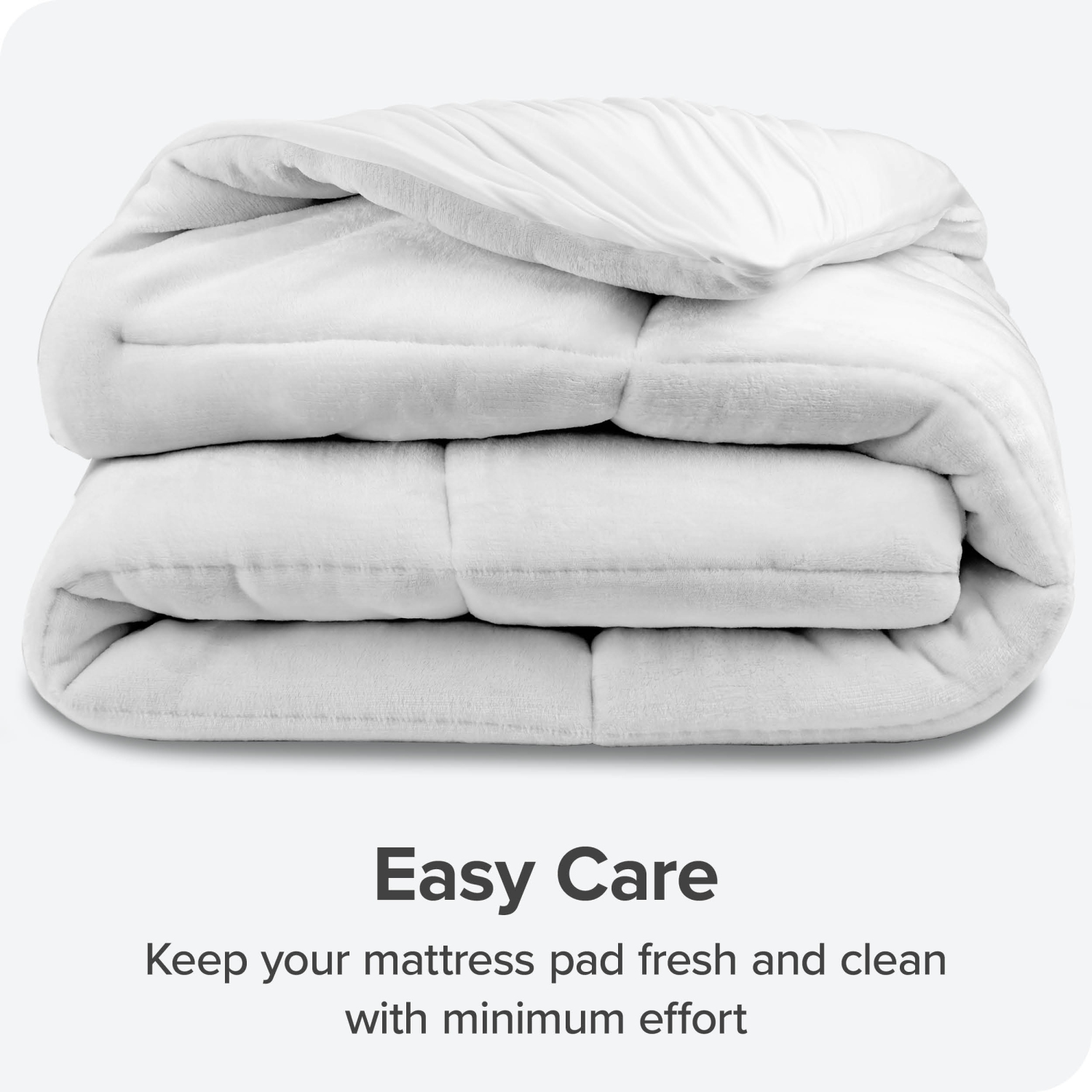 Bare Home Pillow-Top Mattress Pad - Premium Goose Down Alternative - Overfilled Microplush Reversible Topper - Hypoallergenic - California King