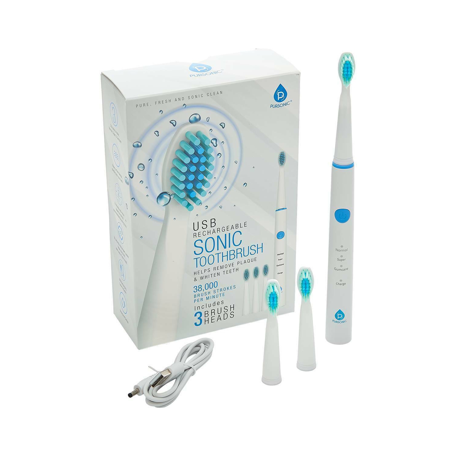 Pursonic TBUSB200 Sonic Electric Toothbrush
