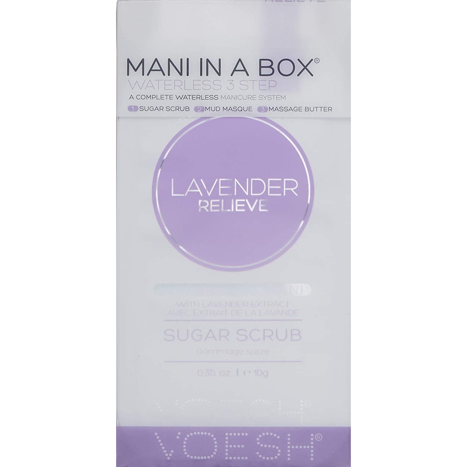 VOESH Mani In A Box Waterless 3 Step - Lavender Relieve