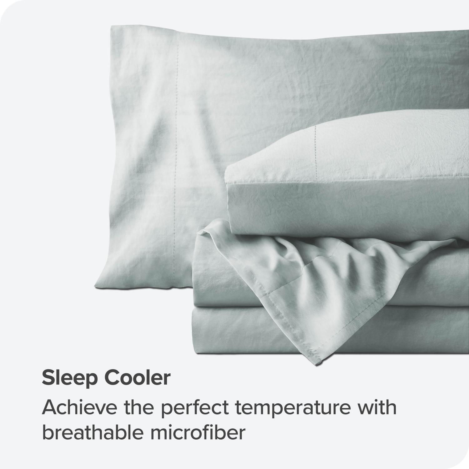 ENS. Draps en microfibre ultra-doux 1800 Bare Home Sandwash - double brossé-hypoallergénique-résistant aux taches