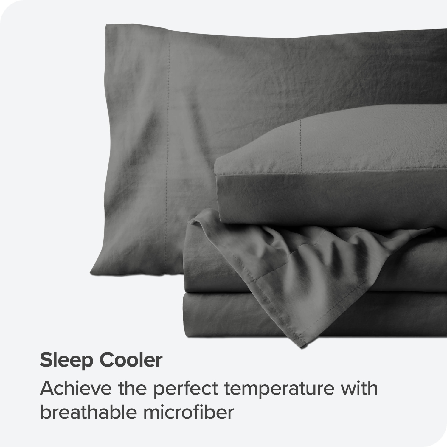 ENS. Draps en microfibre ultra-doux 1800 po de Bare Home Sandwash - double brossé-hypoallergénique-résistant aux taches