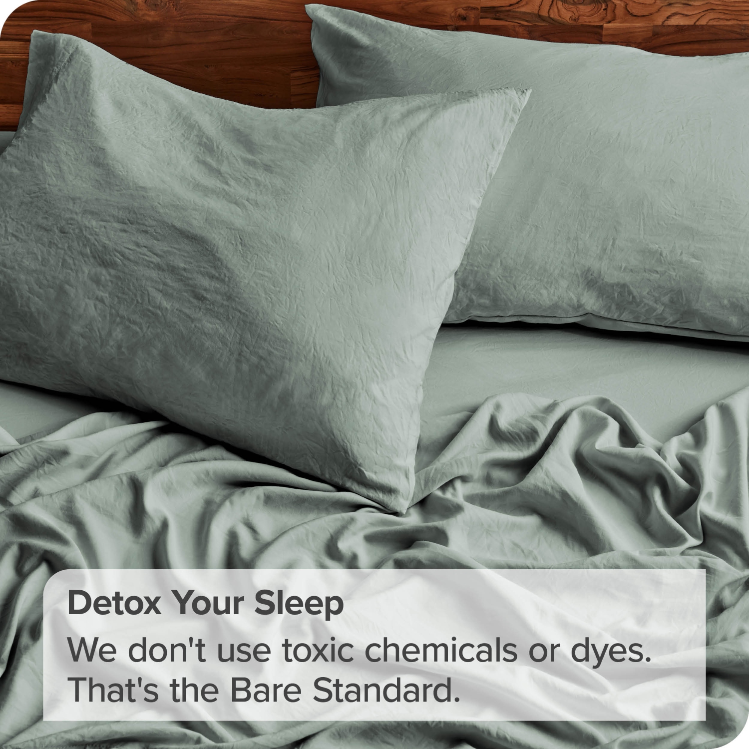 Bare Home Sandwashed Sheet Set - Premium 1800 Ultra-Soft Microfiber Bed Sheets - Double Brushed - Hypoallergenic - Stain Resistant